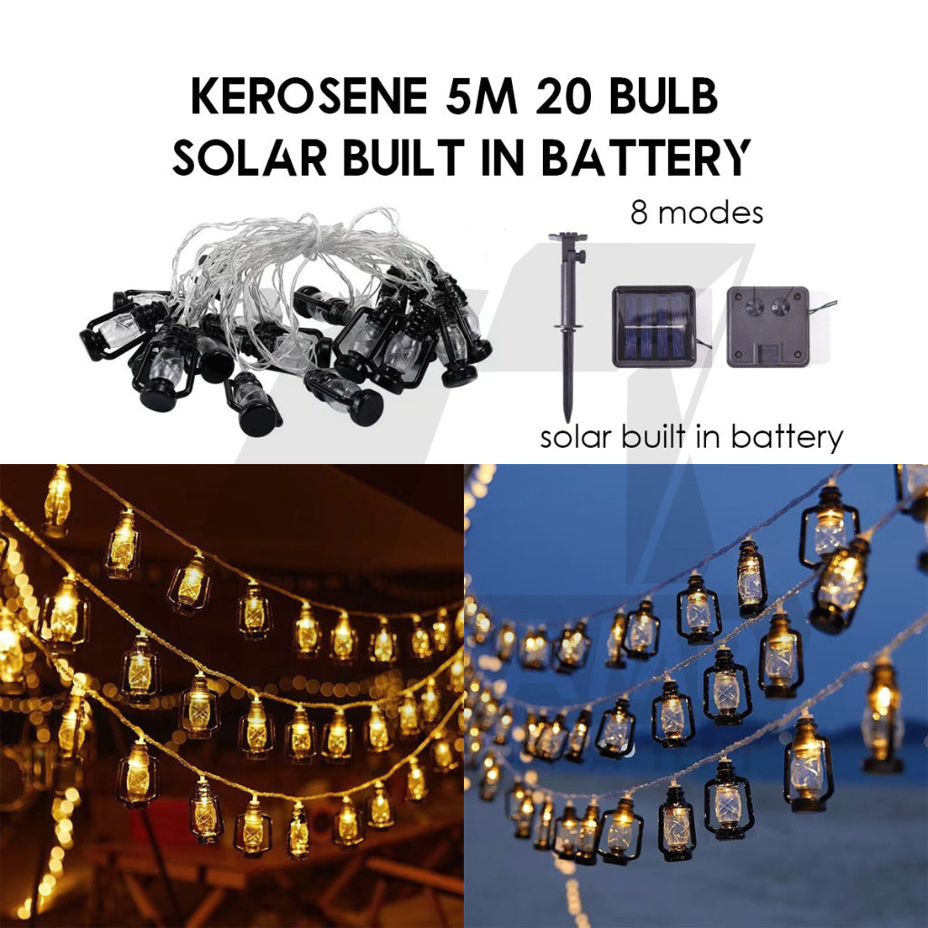 Outdoor LED Fairy Light Bulb Ball String USB Battery 3m 6m 10m Camping Wedding Decoration Xmas Weatherproof