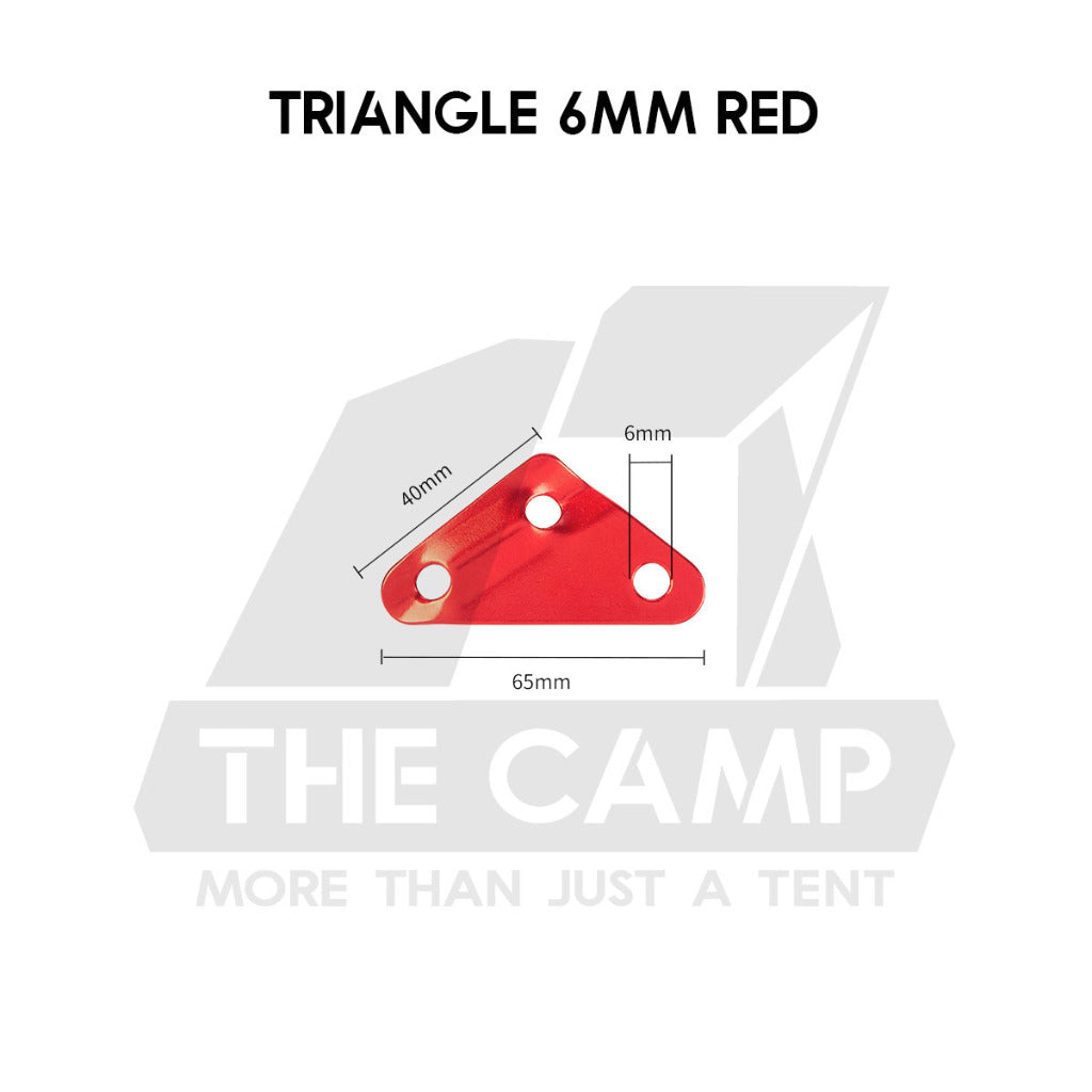 Camping Aluminium Tent Rope Tensioner Adjuster Deck Peg Fishbone Hanger Paracord Tarp 2 Holes S Shape Triangle Squid