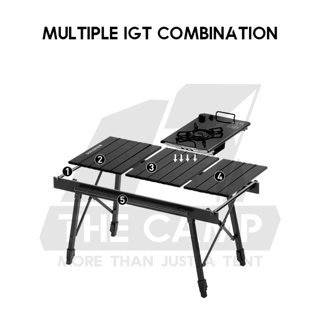 Blackdog IGT Combination Table V2 Multifunctional Aluminum Portable Outdoor Camping Folding Light Weight CBD2450JJ034