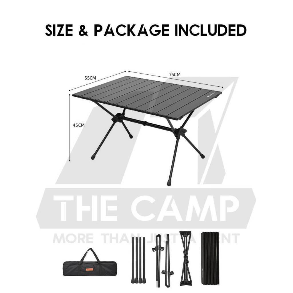 Shinetrip Foldable Aluminium / Cloth Camping Adjustable Height Table Canvas Rack Folding Compact Tent Chair Flysheet