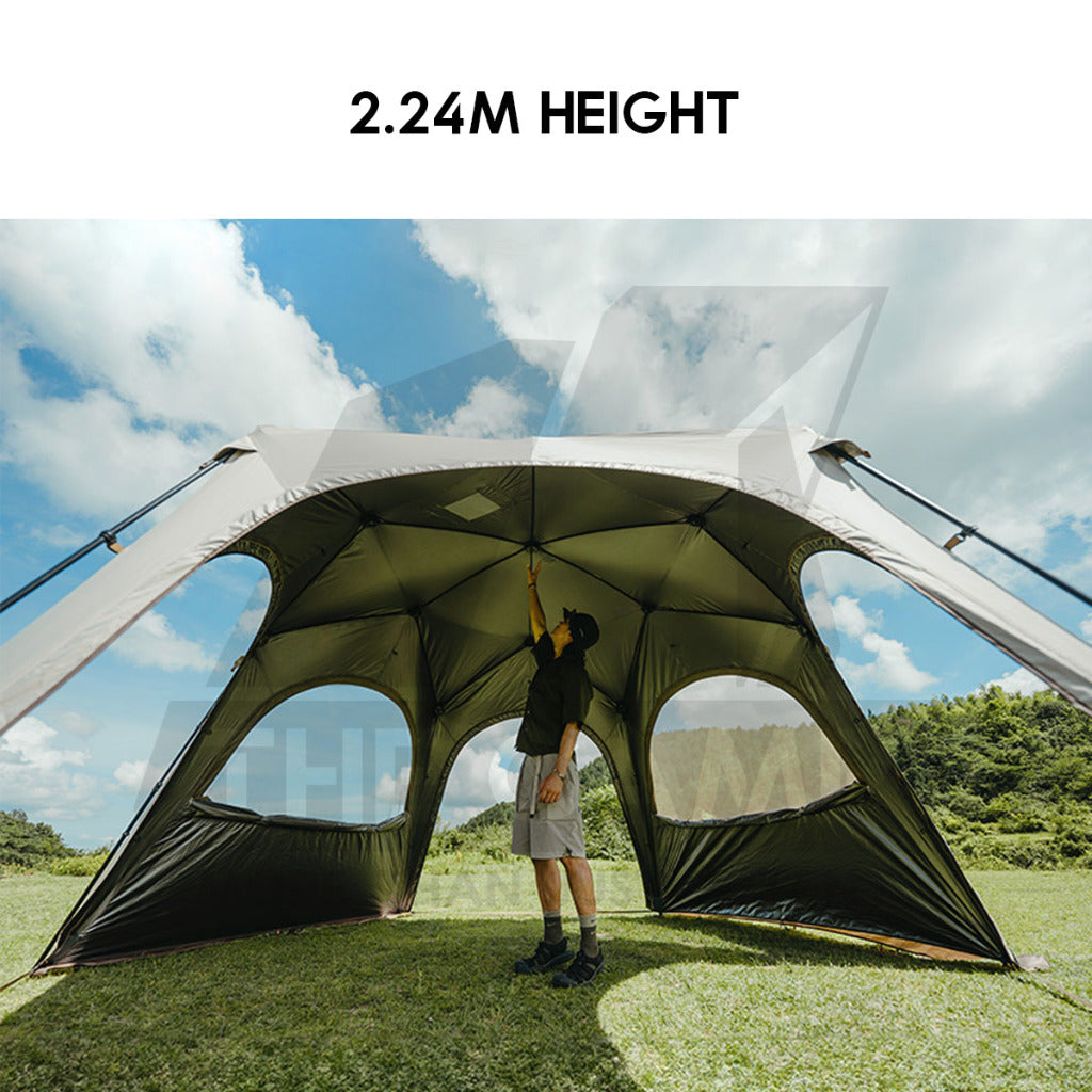 Naturehike Hexagon Auto Dome Shelter Accessories Quick Opening Tent Canopy Flysheet Door Mesh TPU Cloth CNK230WS014