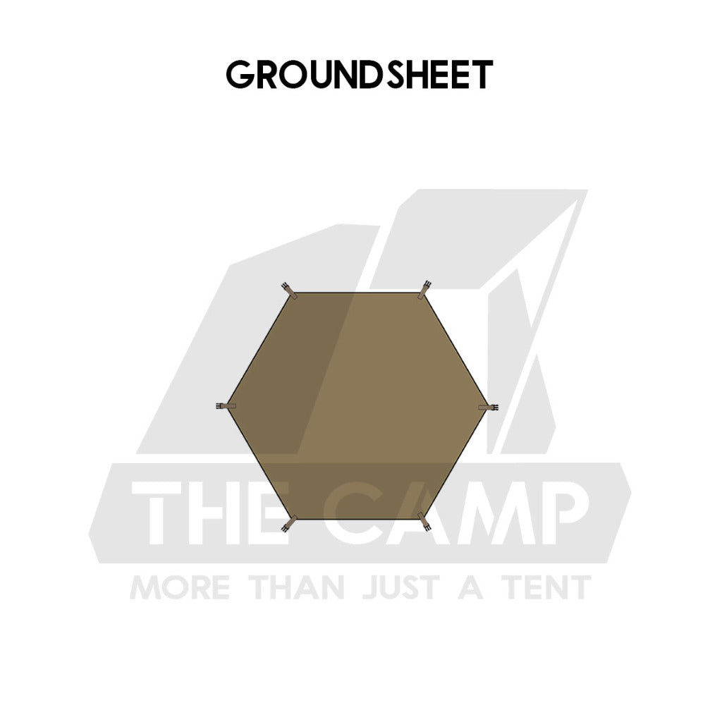 Naturehike Hexagon Auto Dome Shelter Accessories Quick Opening Tent Canopy Flysheet Door Mesh TPU Cloth CNK230WS014
