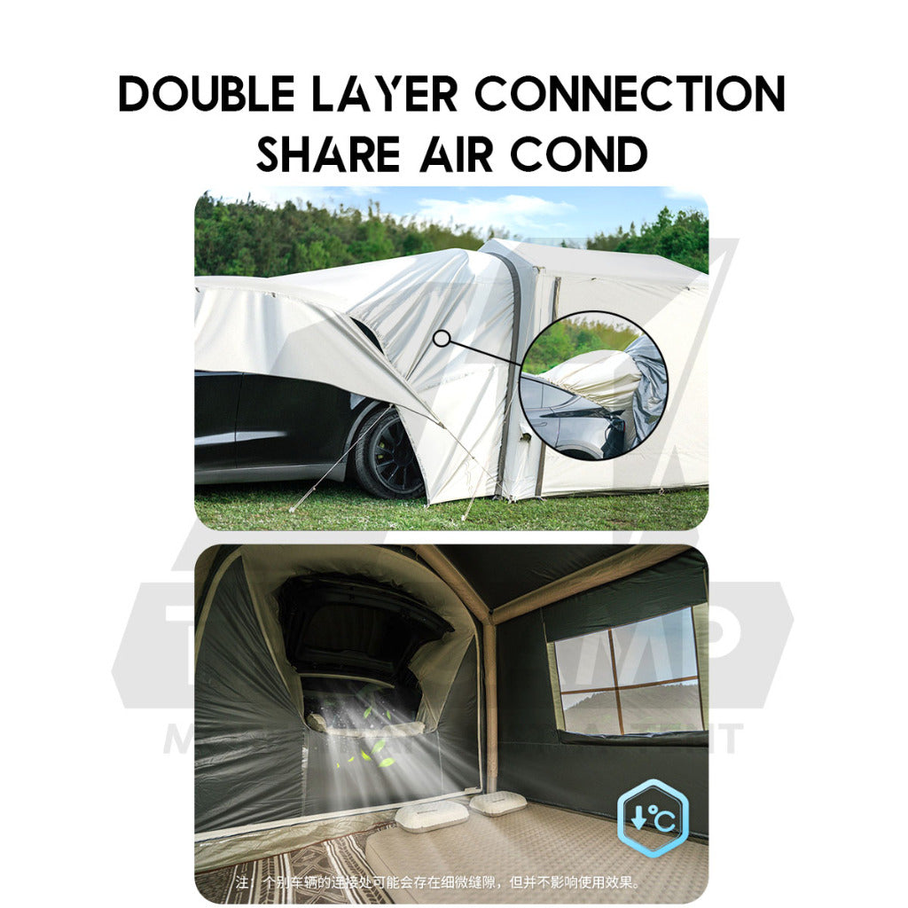 Naturehike Car Rear Air Tent AIR 7.0 with Extra Flysheet Awining Projector Khemah CNK2350WS022