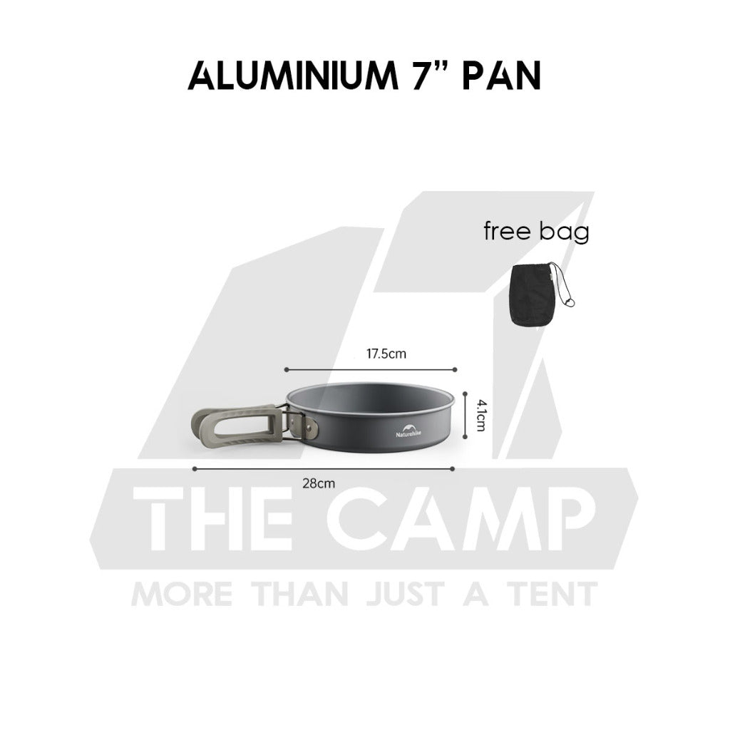 Naturehike Ceramic / Aluminium Cookware Non Stick Coating Cooking Pot Kettle Pan Camping Outdoor Picnic CNK2450CF013