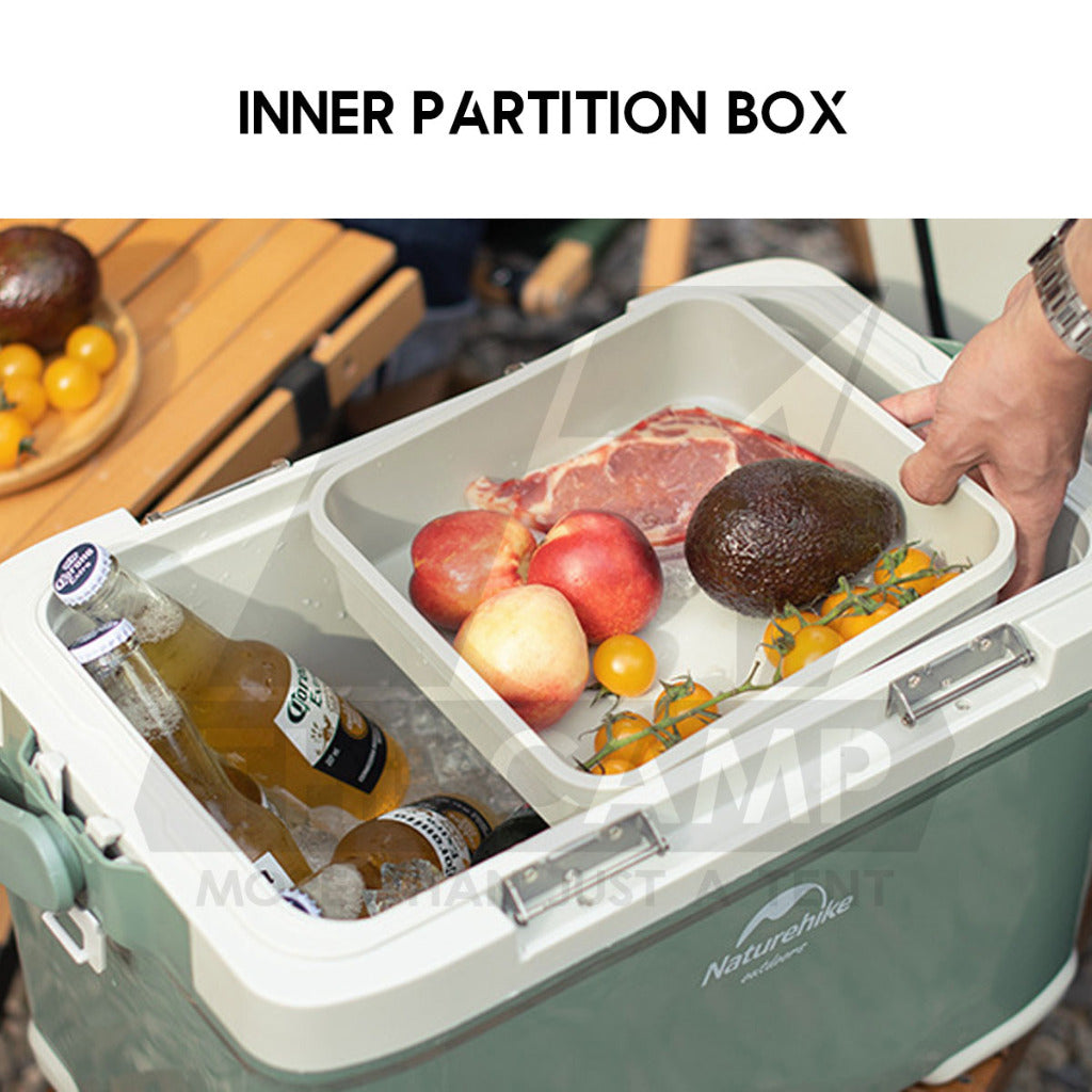 Naturehike Portable LY Cooler Box Ice Box Camping Outdoor Picnic Refrigerator Storage Box 22L 30L Freezer NH21SNX05