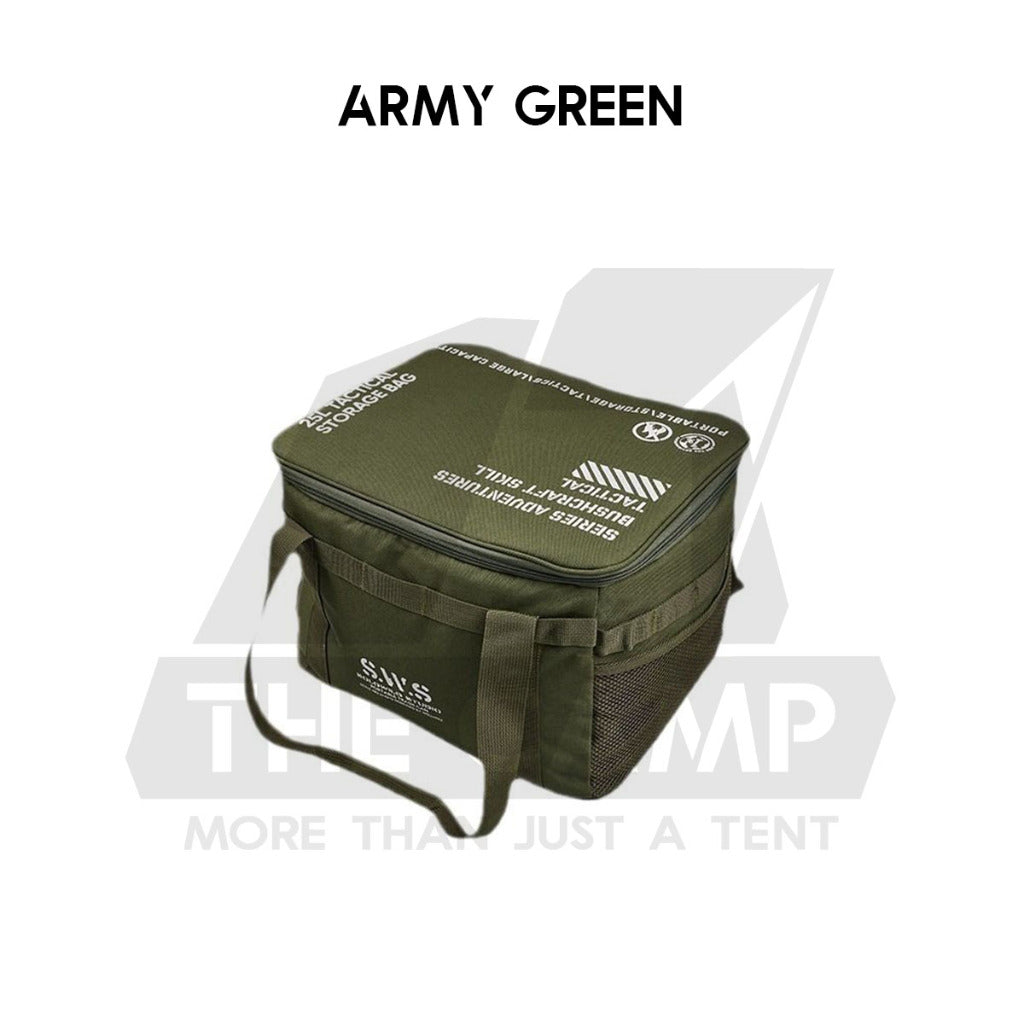 Wellhike SWS Tactical Storage Bag 25L Waterproof Large Capacity Outdoor Camping Cookware Equipment Stove Organizer Beg