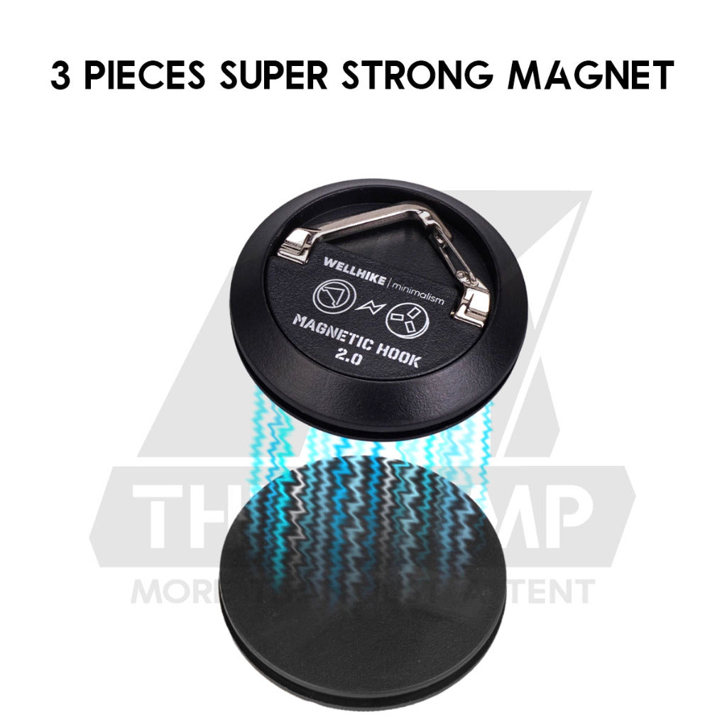 Wellhike SWS Magnetic Hook 2.0 Stainless Steel Hook Strong Flysheet Tarp Tent Magnet Clip Hanger Light Lamp Hamburger