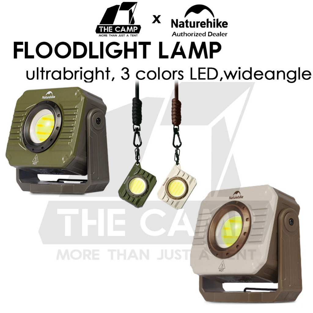 Naturehike Floodlight Lamp Large / Mini Pocket Hanging Light Outdoor Camping Lampu Spotlight CNK2300012 CNK2450ZM014