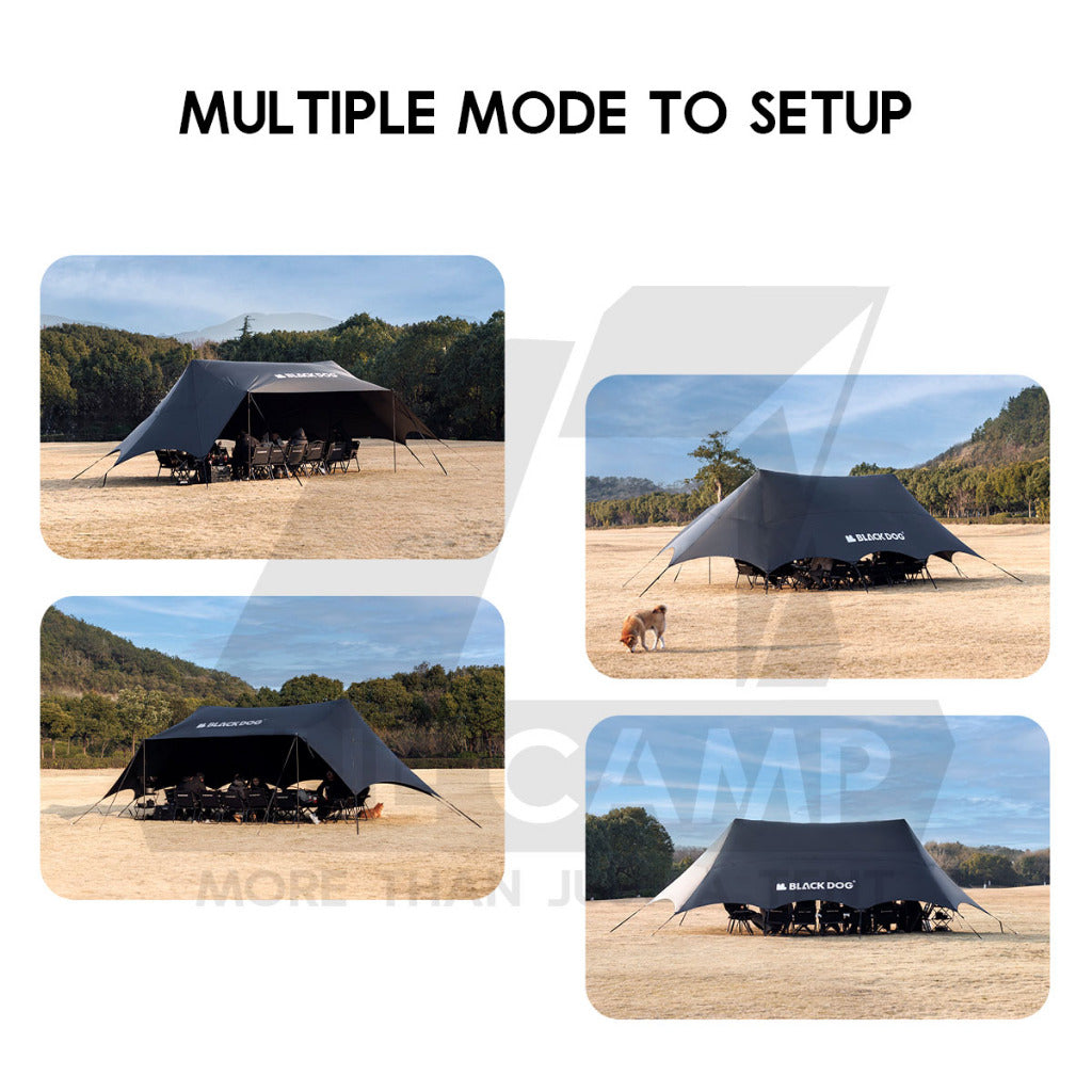 Blackdog Ultra Large Flysheet Tarp Sunshade Outdoor Camping Commercial Awning Dome Shelter CBD2450WS046