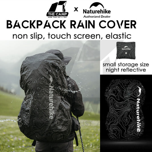 Naturehike Backpack Rain Cover Reflective Stealth 2.0 Waterproof Bag Case Outdoor Hiking Cycling Travel CNK2450PJ010