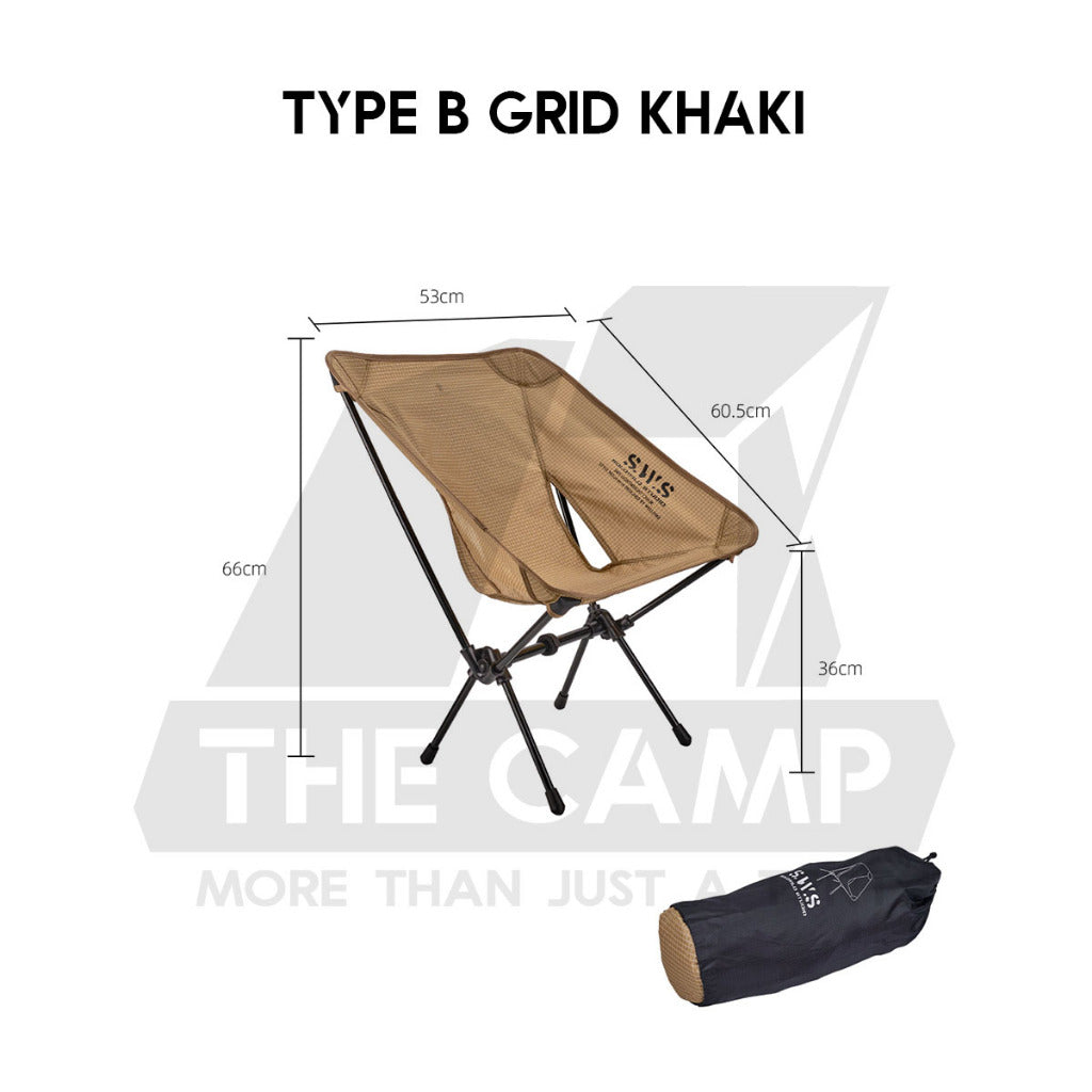 Wellhike SWS Moon Chair Foldable Outdoor Camping Compact Size Optional Sun Shade Kerusi Healing