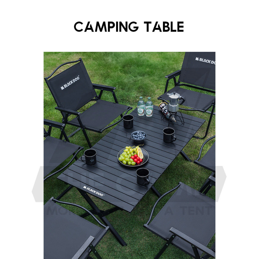 Blackdog Camping Table Folding Foldable Black Egg Roll Outdoor Aluminium Carbon Steel CBD2550JJ032 CBD2550JJ012