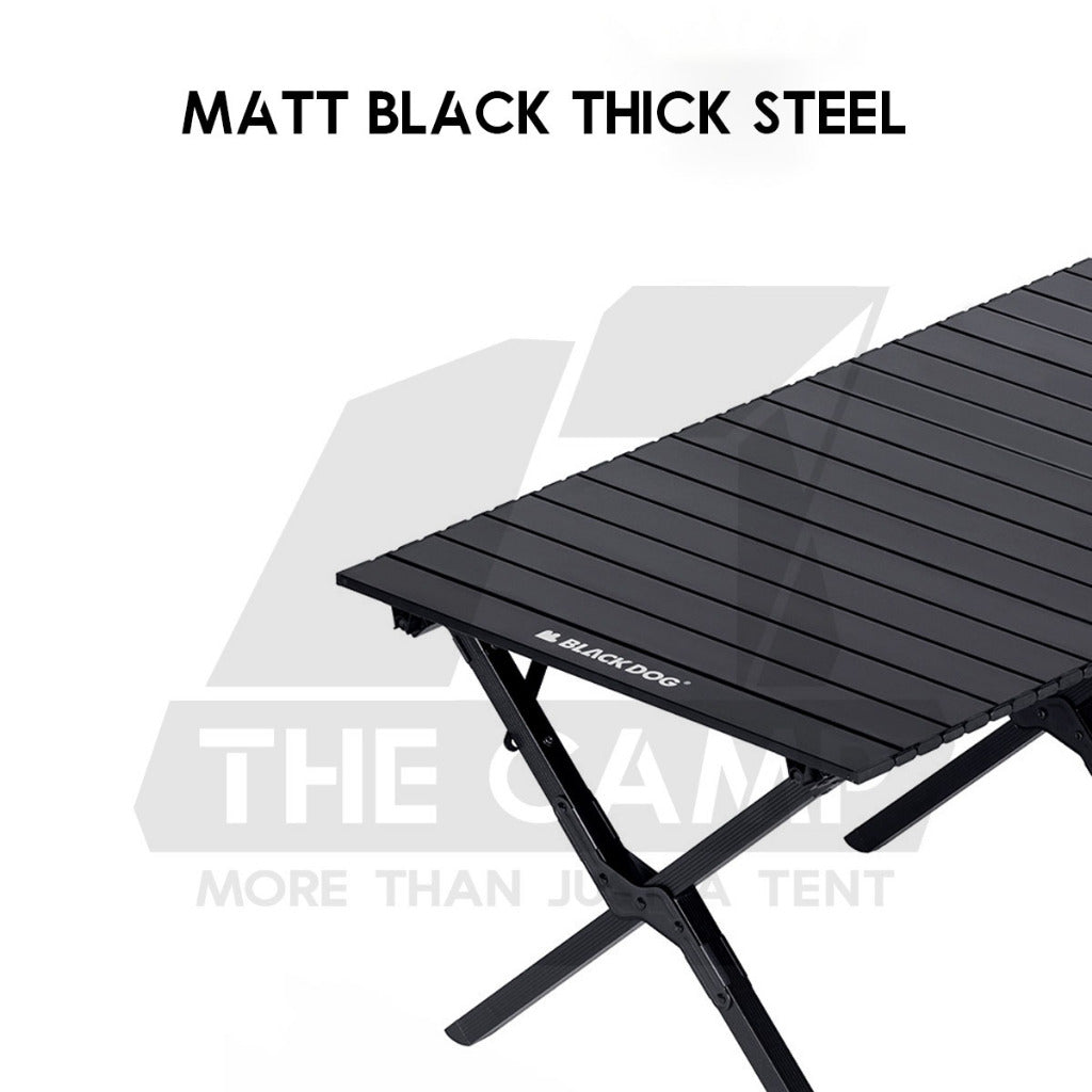 Blackdog Camping Table Folding Foldable Black Egg Roll Outdoor Aluminium Carbon Steel CBD2550JJ032 CBD2550JJ012