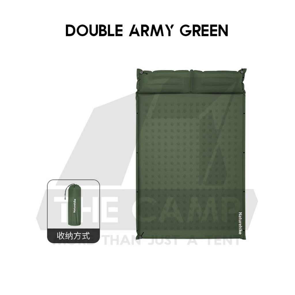 Naturehike Sponge Bed with Pillow Auto Inflate 6cm Joinable Outdoor Camping Mattress Inflatable Pad Tilam CNK2550WS025