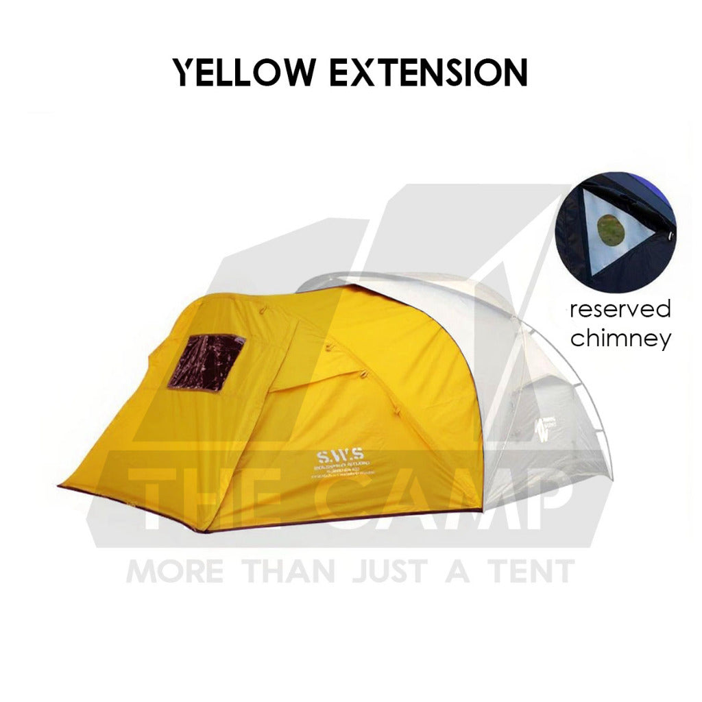Wellhike SWS 2 Person Hiking Tent Morning Mist Lightweight Portable with Mesh Outdoor Camping Solo Khemah