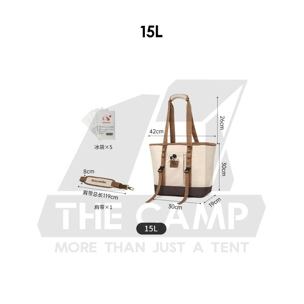 Naturehike Insulated Bag Cooler Bag 7L 15L Insulation Picnic Keep Warm Cold Milk Beg Susu Lunch Picnic CNK2350CF013