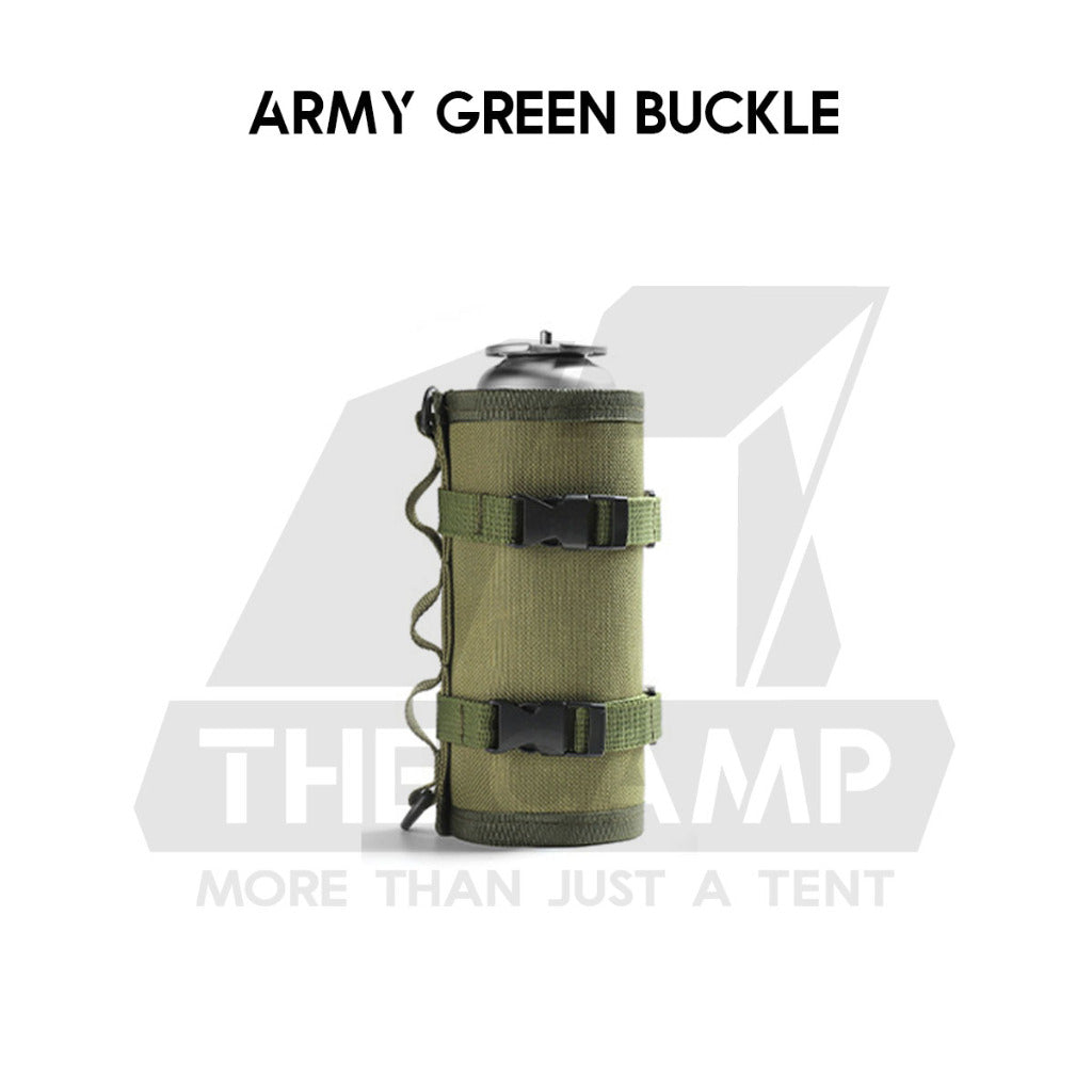 Camping Gas Cover / Sleeve Outdoor Bottle Butane Protective Cover Case Tactical Black Cylinder Holder