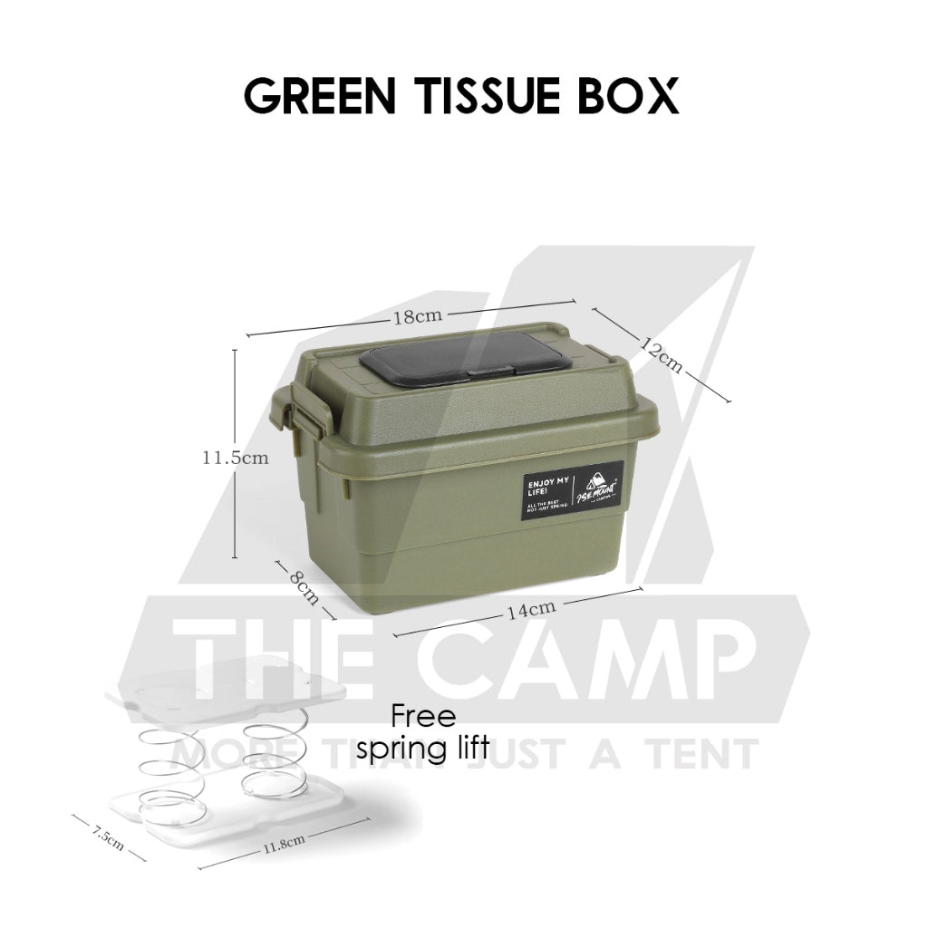 Mini Storage Box For Camping Outdoor Ingredient Tissue Box Condiment Bottle Seasoning Bag Spice Organizer Bekas Botol