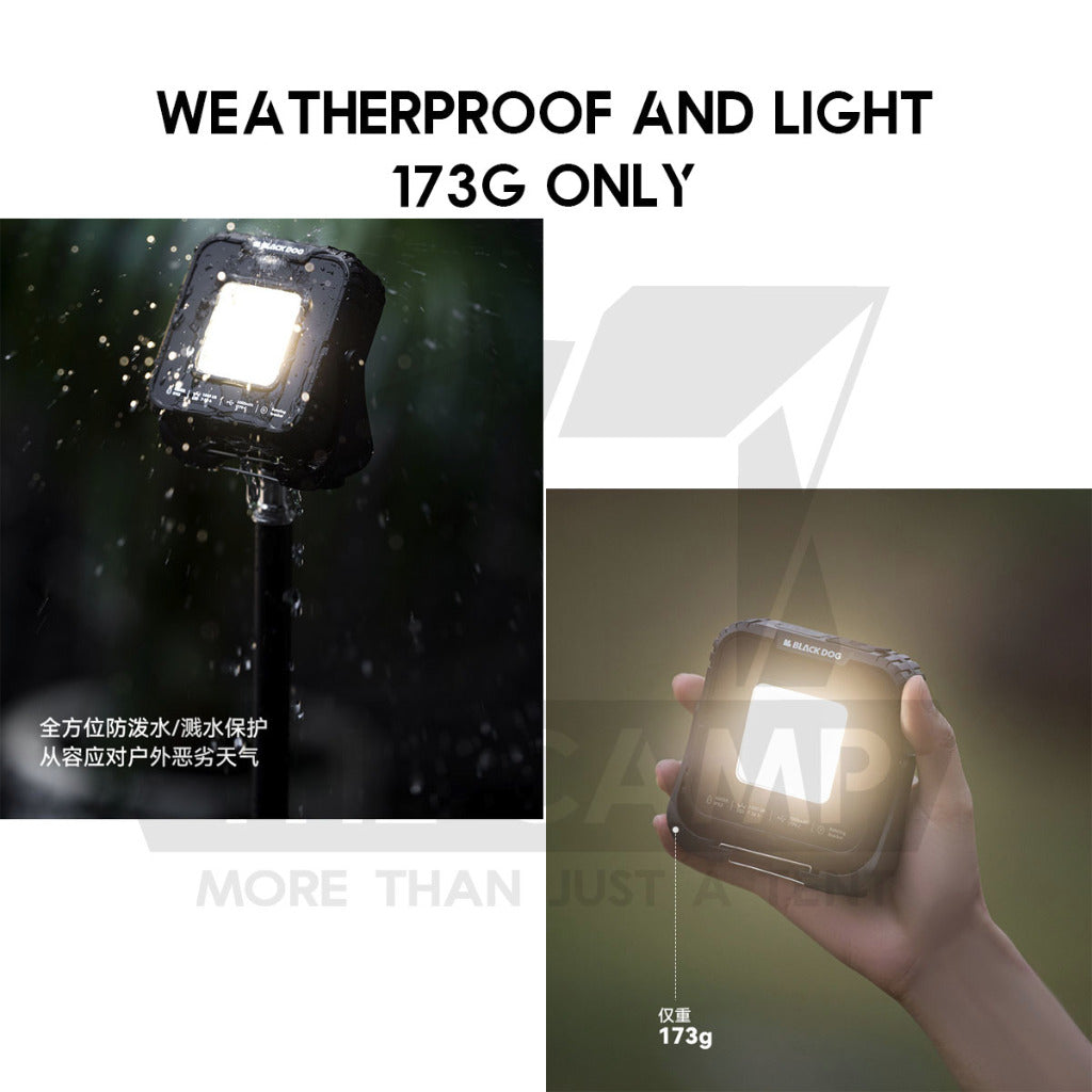 Blackdog Double Sided Light Outdoor Camping Lamp 5000mah Waterproof 1000lm UltraBright Magnet Hanging CBD2450ZM019