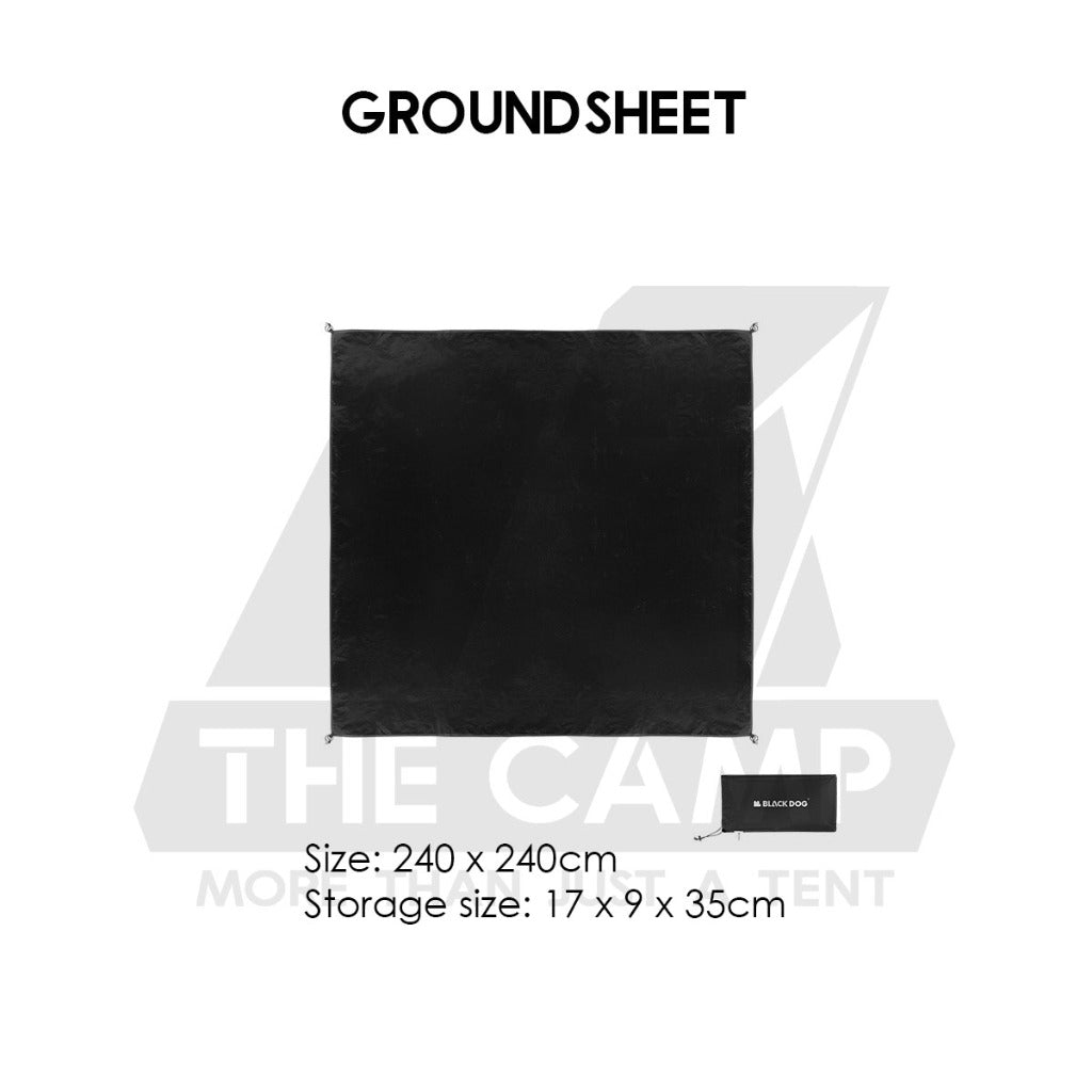 Blackdog Automatic Tent 2.0 3.0 v3 Black Coating Auto Pop Up Camping Outdoor Flysheet Pole Nail Rope CBD2450WS030