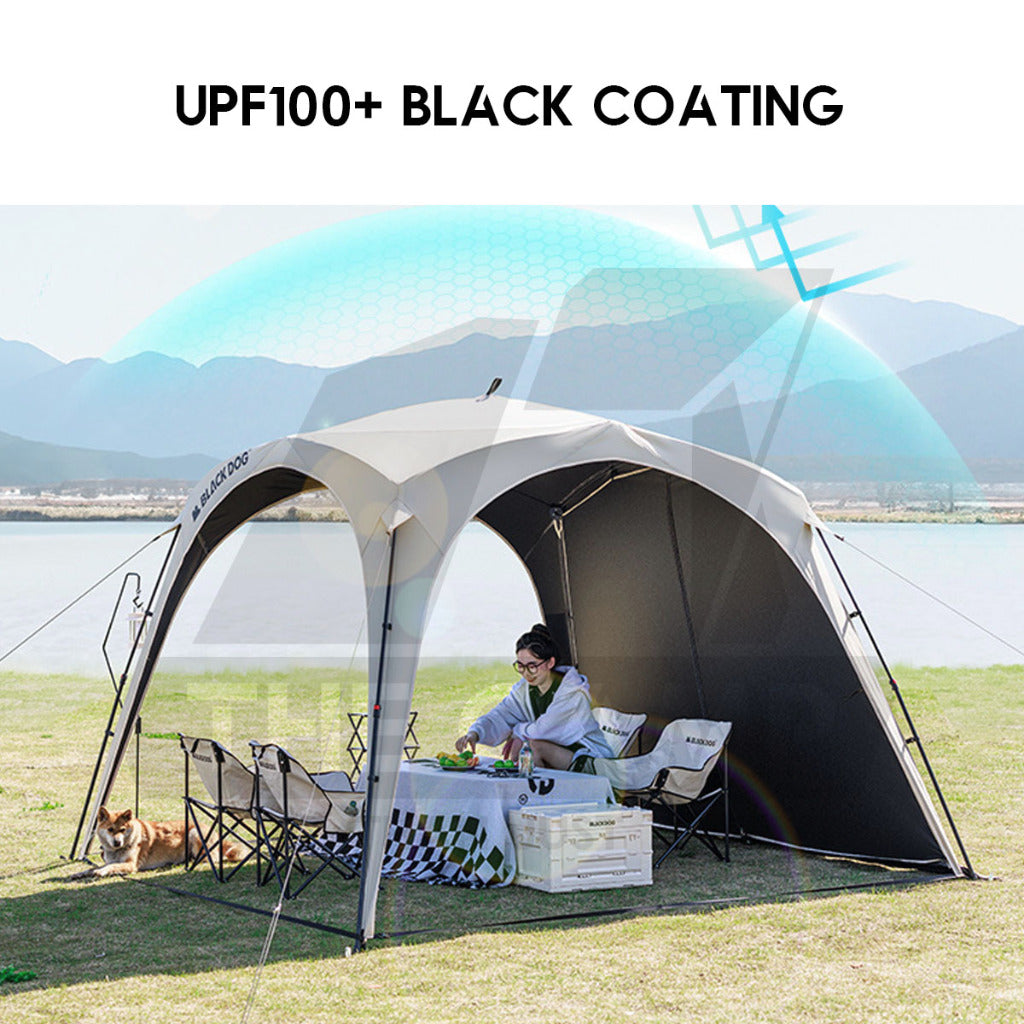 Blackdog Auto Dome Shelter Quick Opening Inner Tent Extension Flysheet Door Mesh Cloth TPU Groundsheet CBD2450WS010