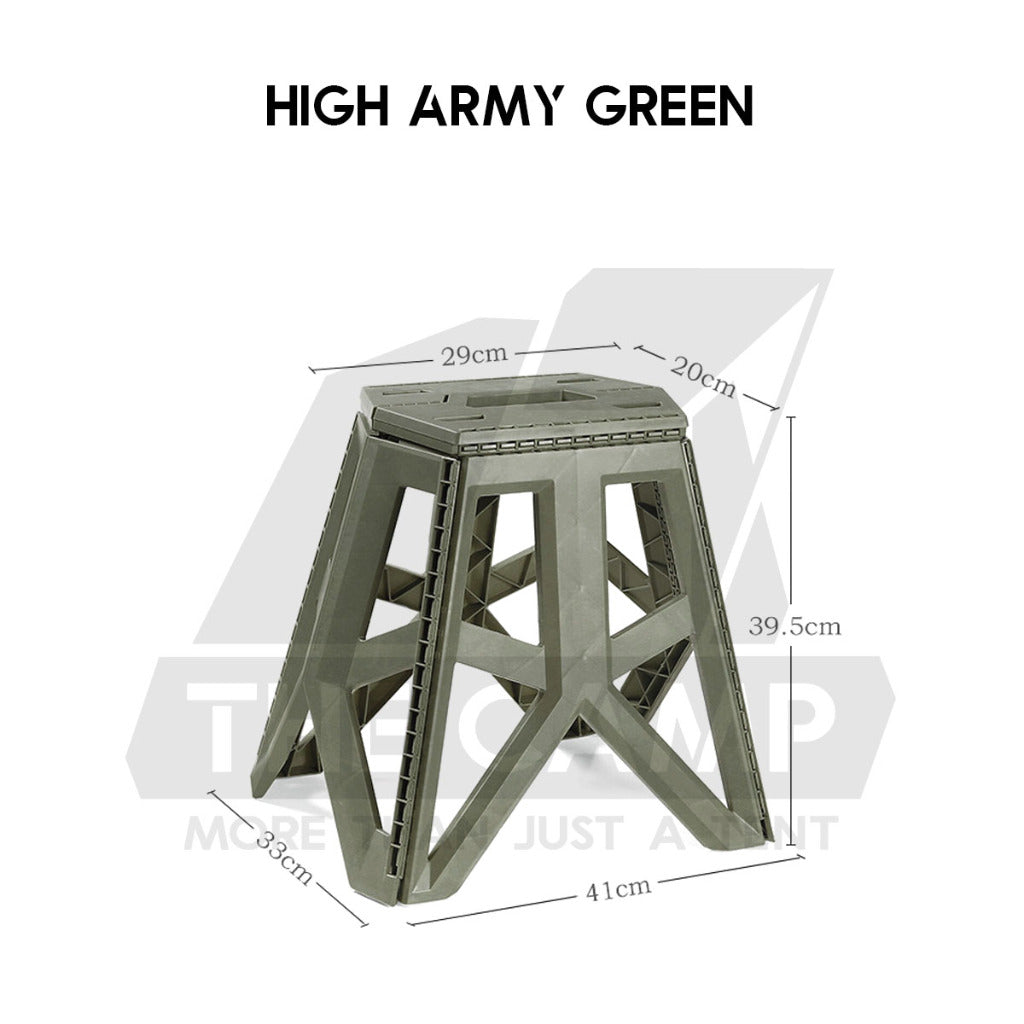 Military Style Camping Stool Outdoor Foldable Chair Folding Sleeve Bag Rack Japanese Style Flysheet Expansion Table Top