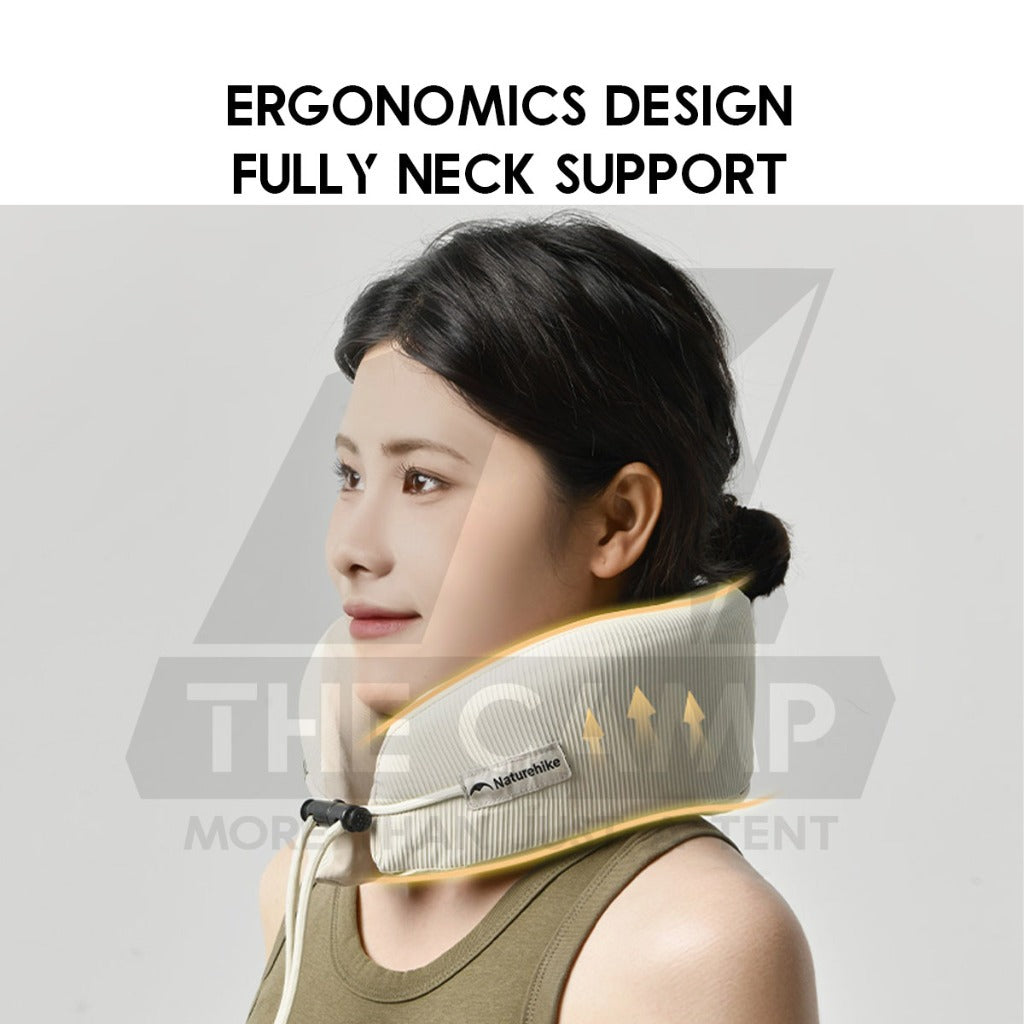 Naturehike Cooling Memory Foam Neck Pillow Travel Neck Support Bantal Leher Kereta Bantal Travel U Shape CNK2450WS019