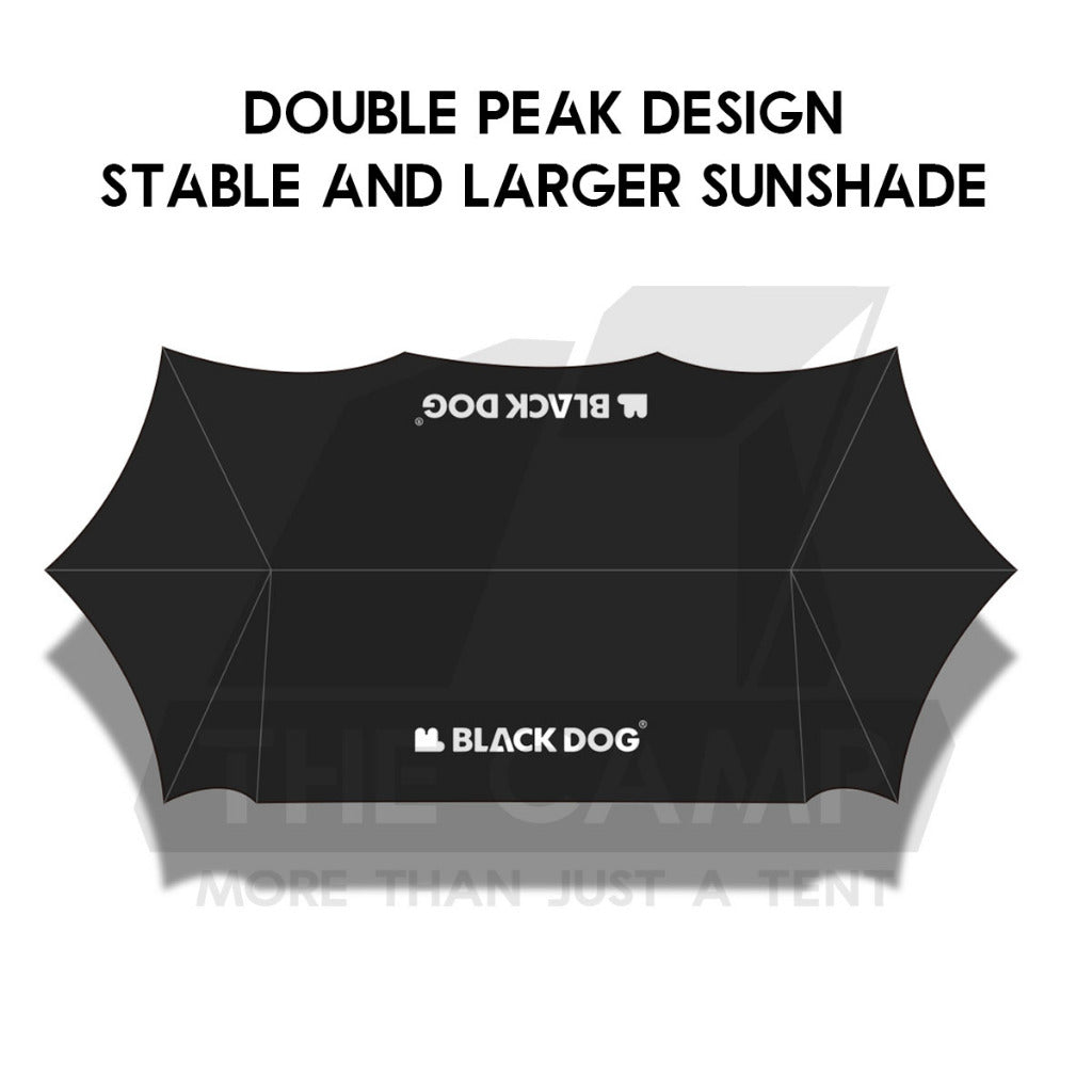Blackdog Ultra Large Flysheet Tarp Sunshade Outdoor Camping Commercial Awning Dome Shelter CBD2450WS046