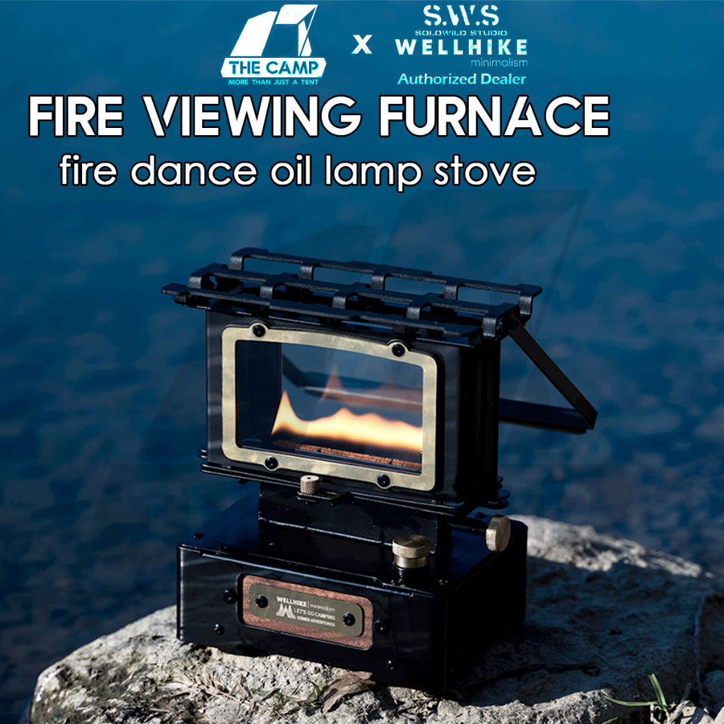Wellhike SWS Fire Viewing Furnace Fire Dance View Oil Lamp Stove Outdoor Camping Florence Light Firedance