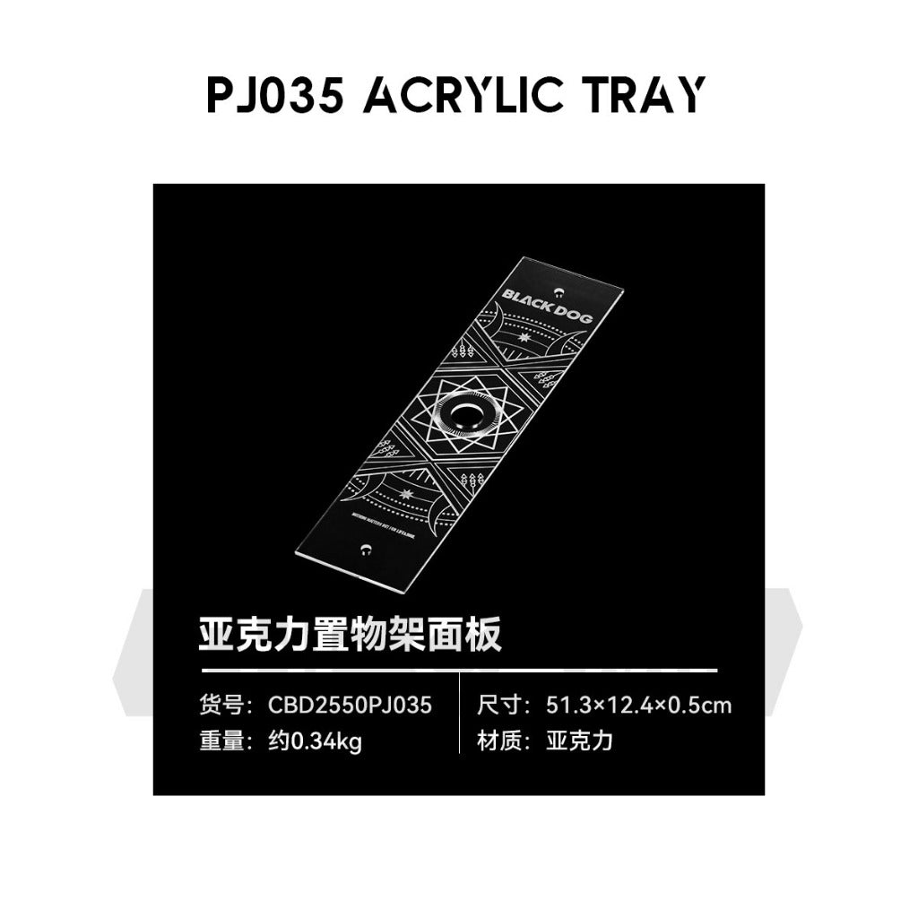 Blackdog Moves 4.5 IGT Table Accessories Acrylic Panel Rack Stove BBQ Stove Connector Corner Water Dispenser Mesh Bag