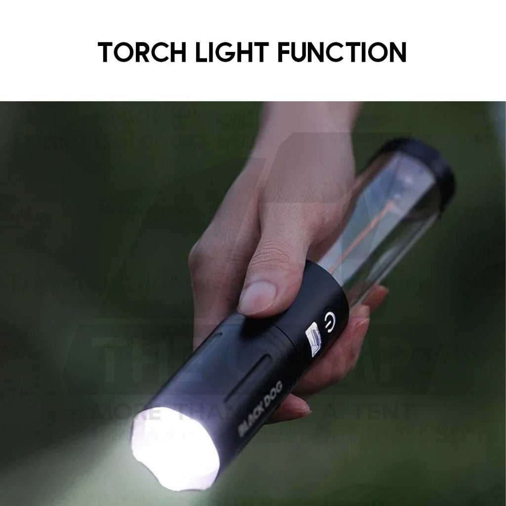 Blackdog Gravity Filament Torch Light Outdoor Camping Ambient Lamp Tripod Gravity Beam Multipurpose CBD2550ZM013