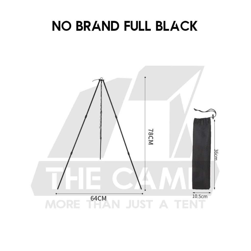 Shinetrip Outdoor Campfire Bonfire Tripod Portable Stand Camping Picnic Pot Hanging Aluminium Triangle Rack