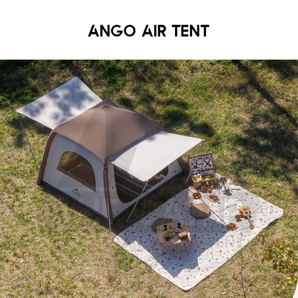 Naturehike Ango Air Tent Inflatable Outdoor Camping Silver Coated 3 Person Tent Quick Set Up CNH23ZP12002