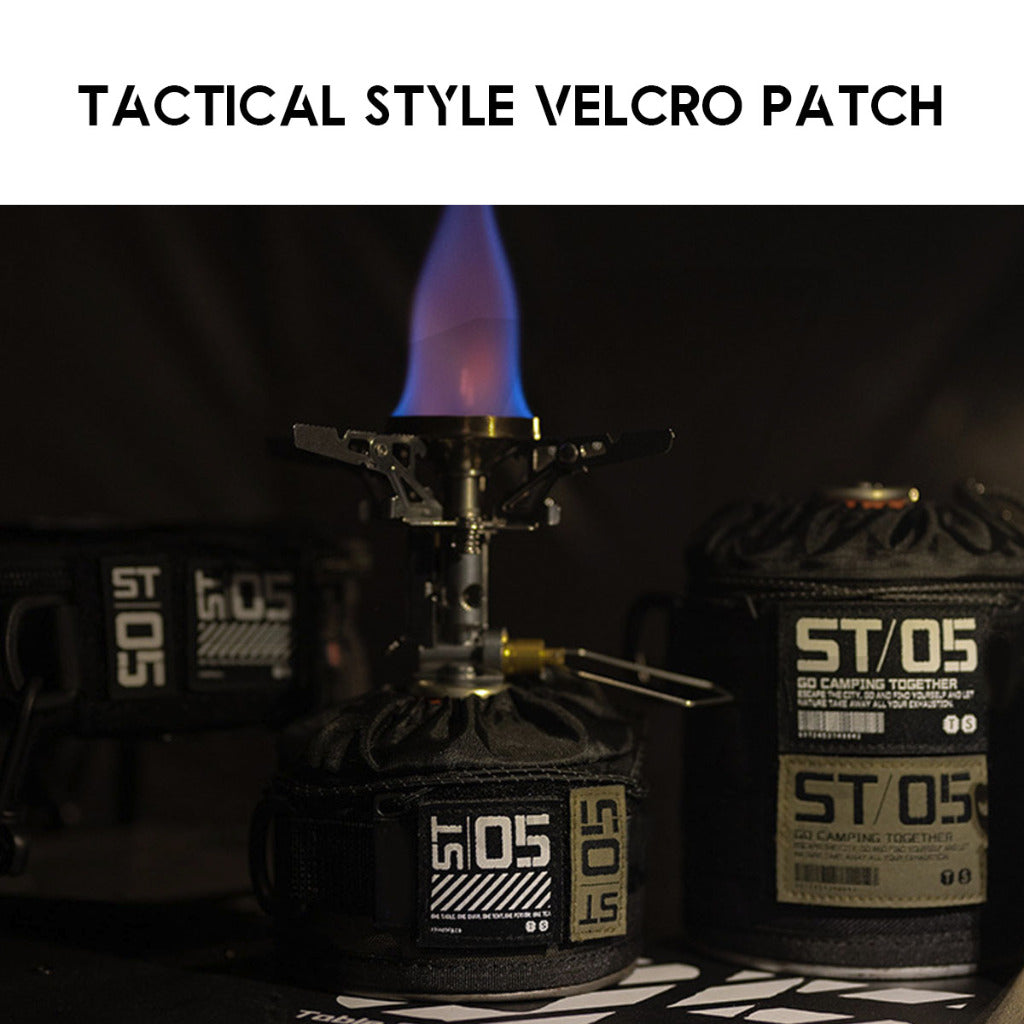 Shinetrip ST05 Tactical Velcro Patch Nylon Metal Military Badge Sticker Outdoor Camping Gas Cover Sleeve Chair Table Bag