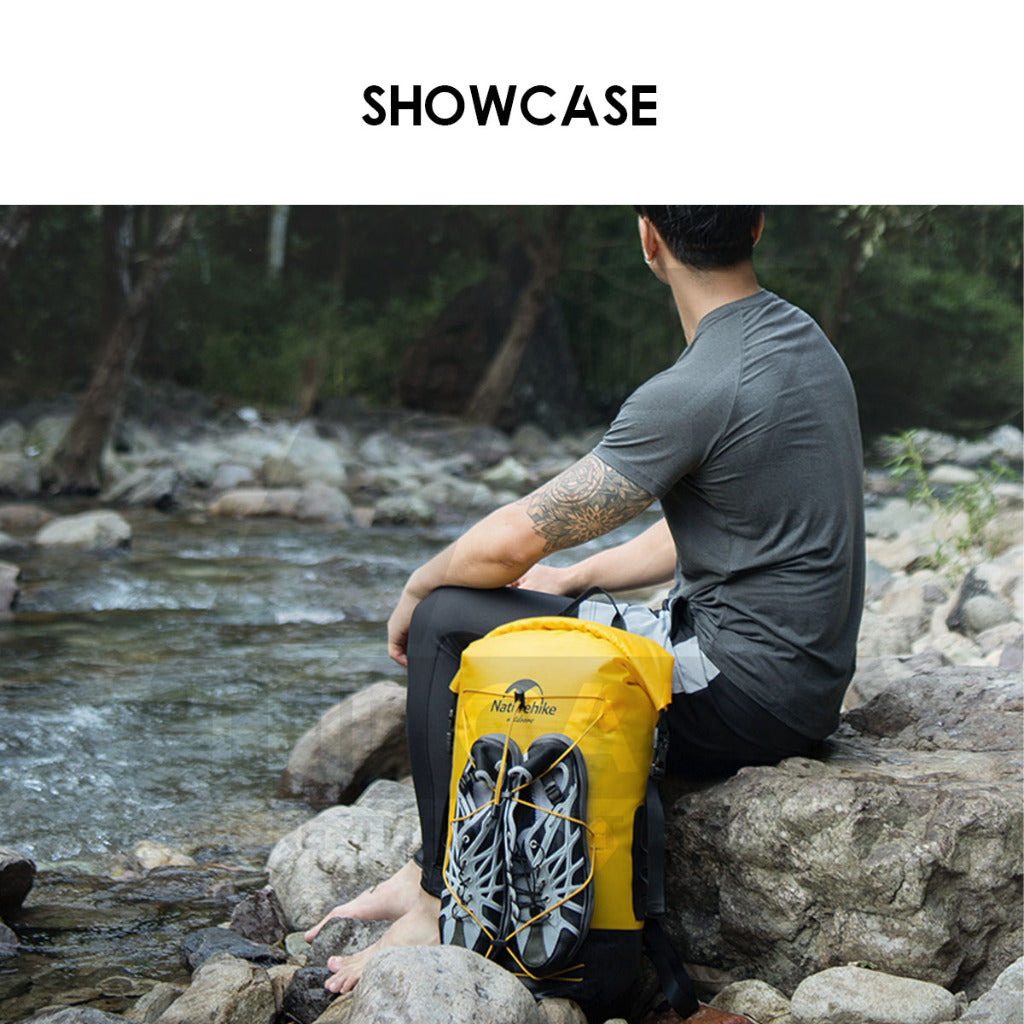 Naturehike Waterproof Backpack 20L 30L 40L Outdoor TPU Dry Wet Separation Storage Bag Ultralight Hiking Beach NH21FSB04
