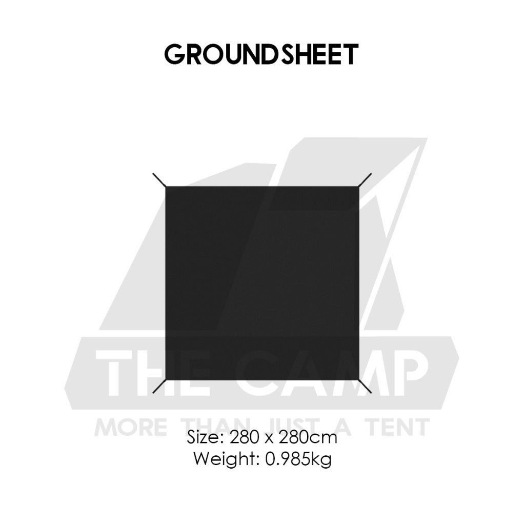 Blackdog Auto Dome Shelter Quick Opening Inner Tent Extension Flysheet Door Mesh Cloth TPU Groundsheet CBD2450WS010
