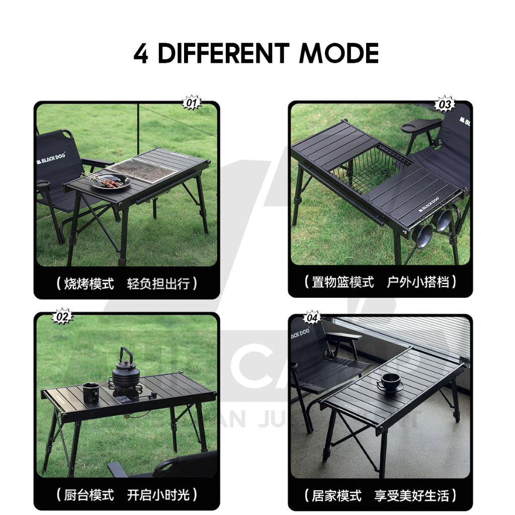 Blackdog IGT Combination Table V2 Multifunctional Aluminum Portable Outdoor Camping Folding Light Weight CBD2450JJ034