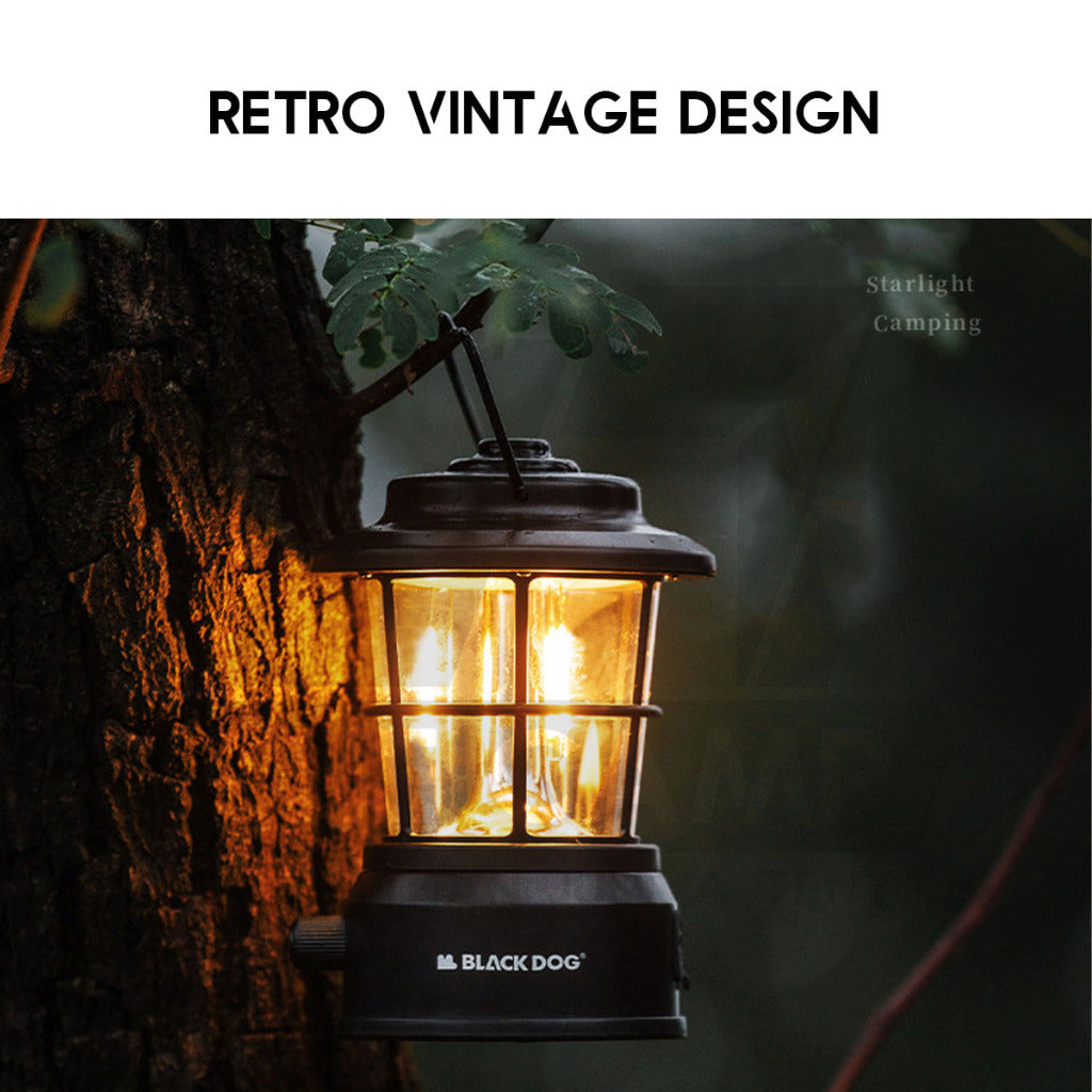 Blackdog ZM021 Vintage Light Outdoor Camping LED Lantern 3600mah Atmosphere Lampu Waterproof CBD2450ZM021