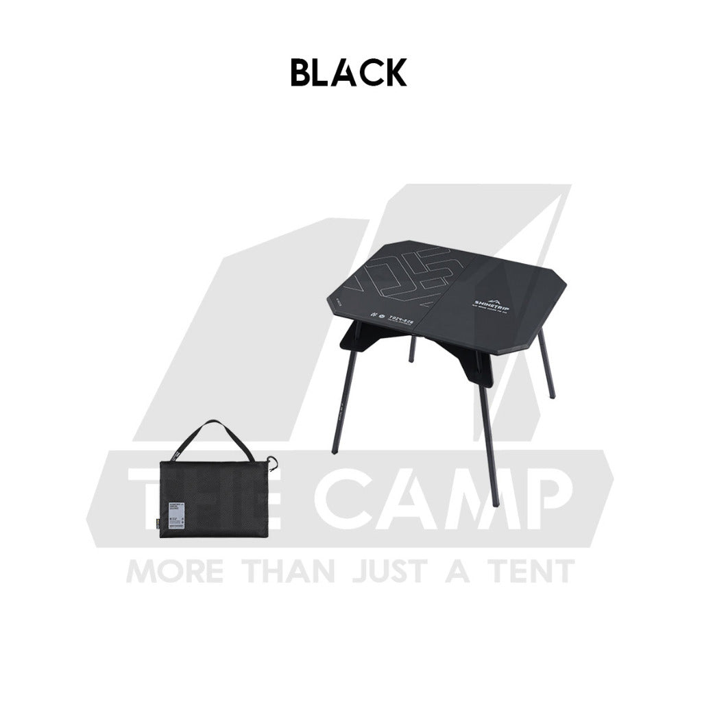 Shinetrip Tactical ABS Table Outdoor Camping Folding Foldable Compact Lightweight 2 Height Cup Bowl Plate Coffee