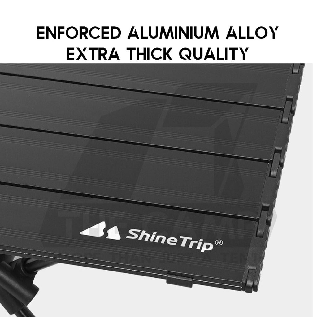 Shinetrip Foldable Aluminium / Cloth Camping Adjustable Height Table Canvas Rack Folding Compact Tent Chair Flysheet