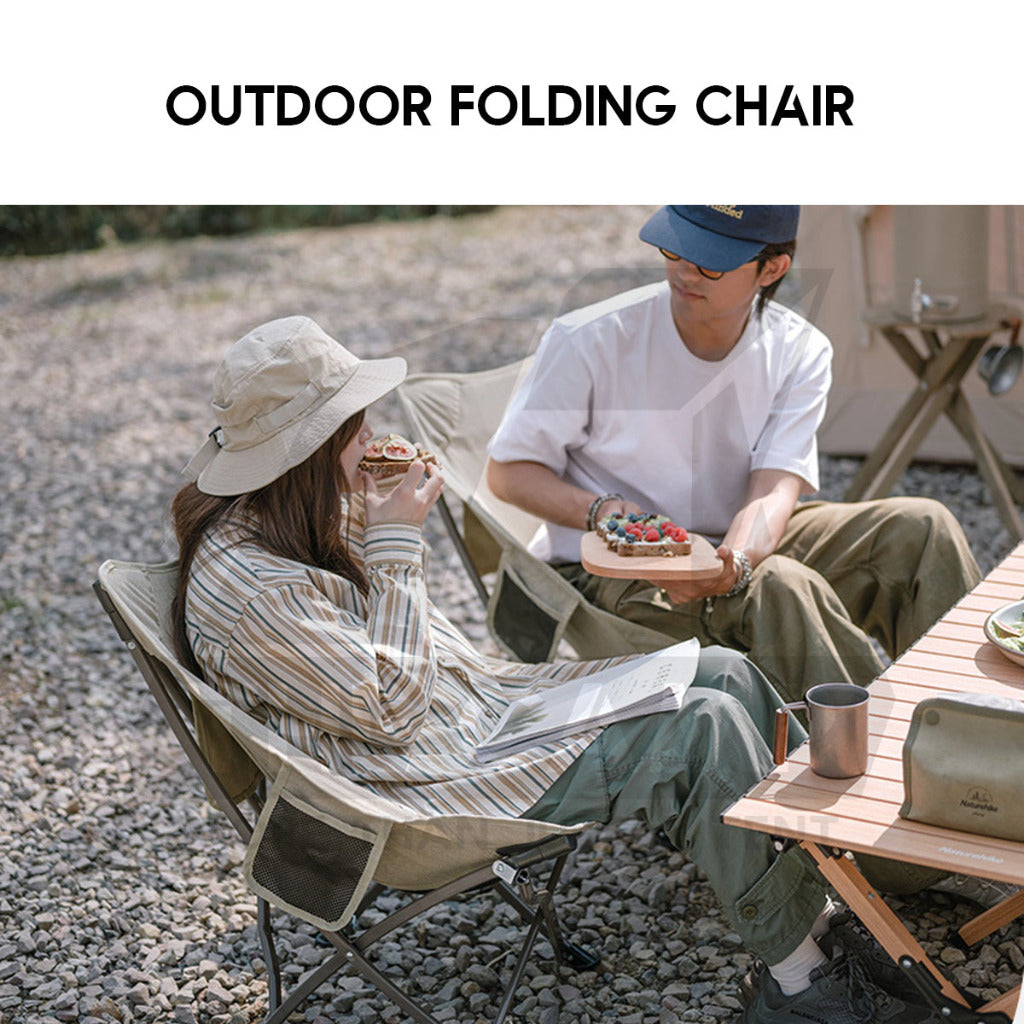 Naturehike Folding Chair T02J Outdoor Portable Foldable Camping Moon Chair Low Back Lightweight YL04 CNK2350JJ010