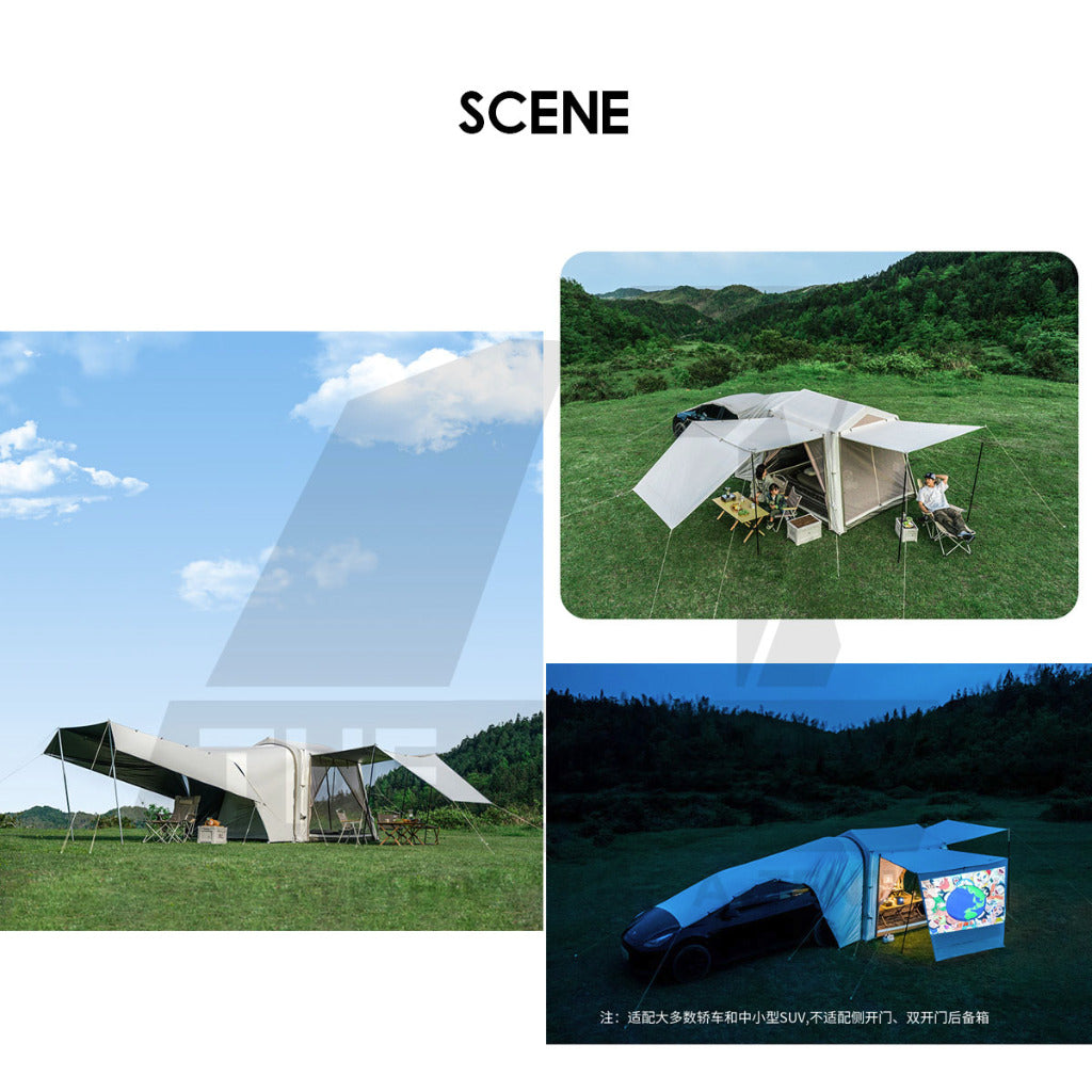 Naturehike Car Rear Air Tent AIR 7.0 with Extra Flysheet Awining Projector Khemah CNK2350WS022