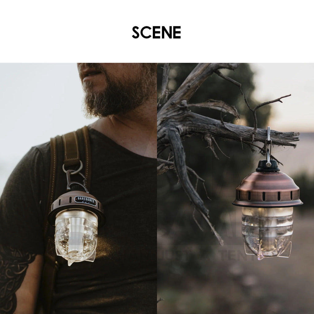 Barebones Beacon Hanging Lantern Light Outdoor Camping Lamp Light USB Rechargeable Lighting LED Lantern