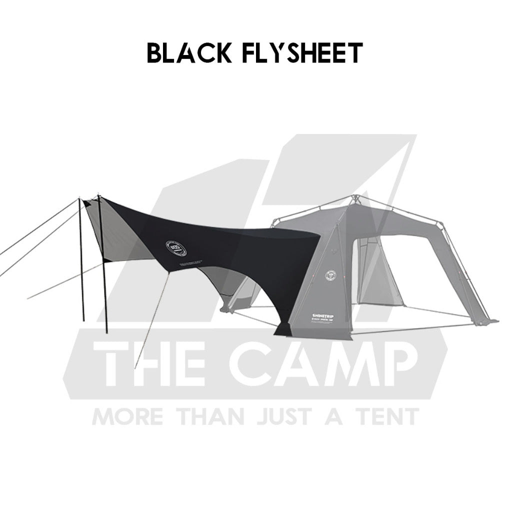 Shinetrip Auto Dome Shelter Tarp PU2000 Silver Coated Black Green Khaki Optional Door Cloth Mesh Net 3D Groundsheet Tent