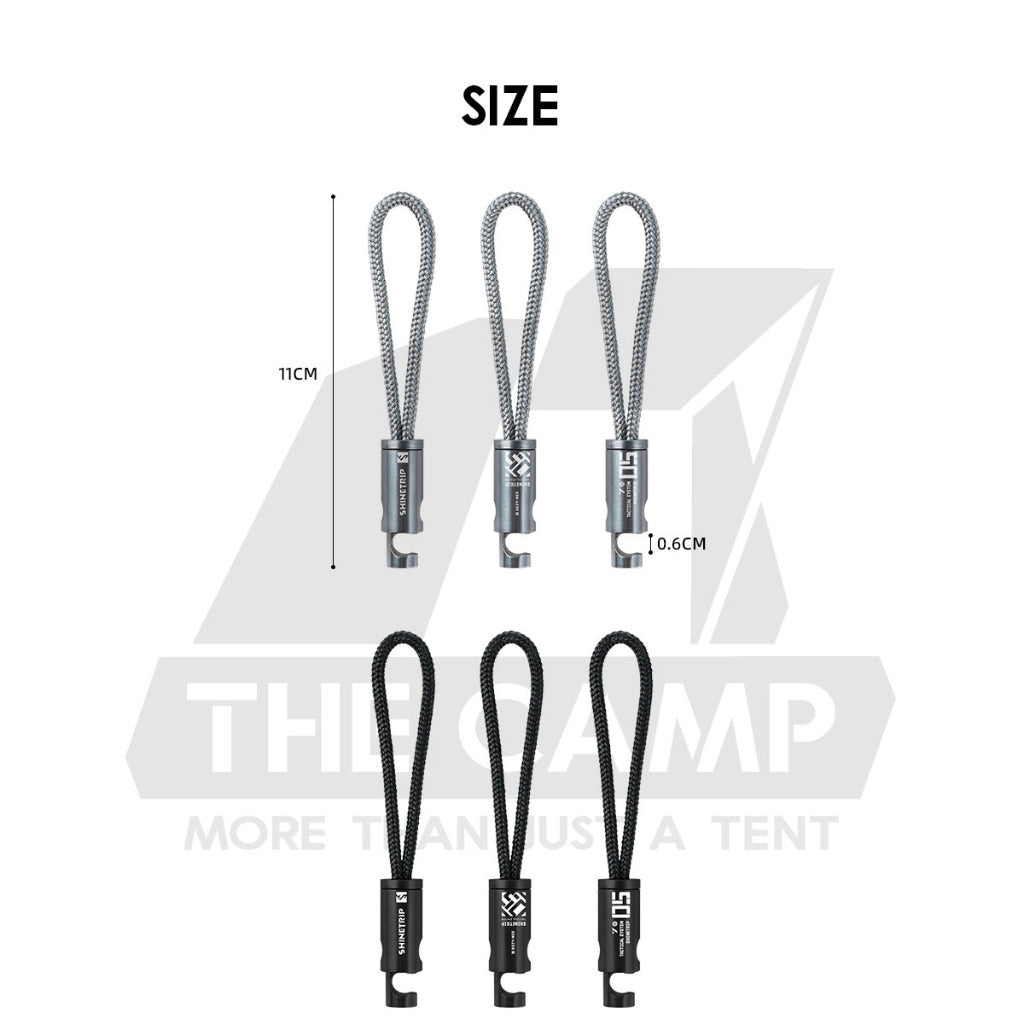 Shinetrip Paracord Hanging Clip Strap Tactical Style Spring Clips Multipurpose Hanging Rope Strap A515