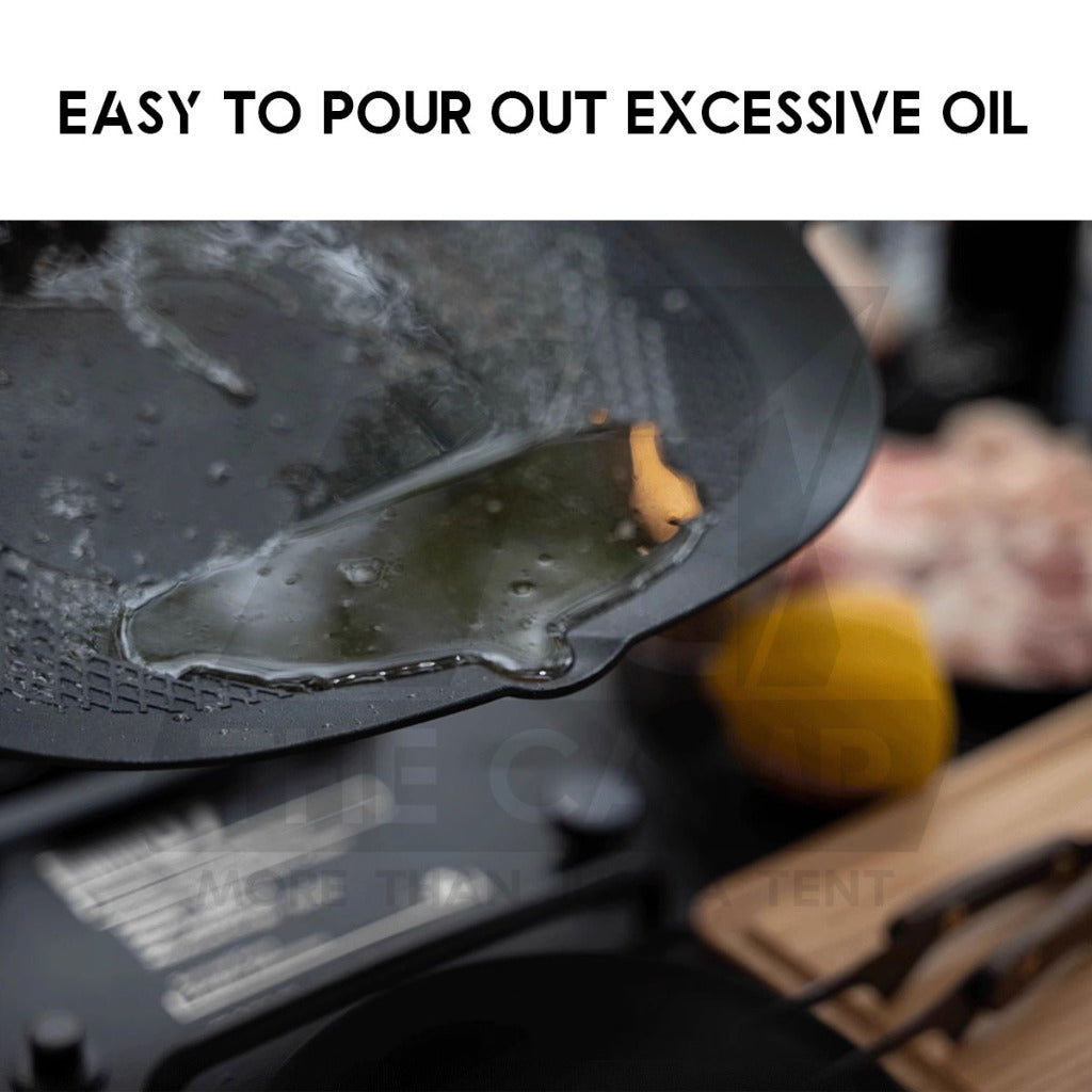 Wellhike SWS Non Stick Grill Pan BBQ Pan Non Stick Coating Coated Outdoor Camping Cooking Stove Bag