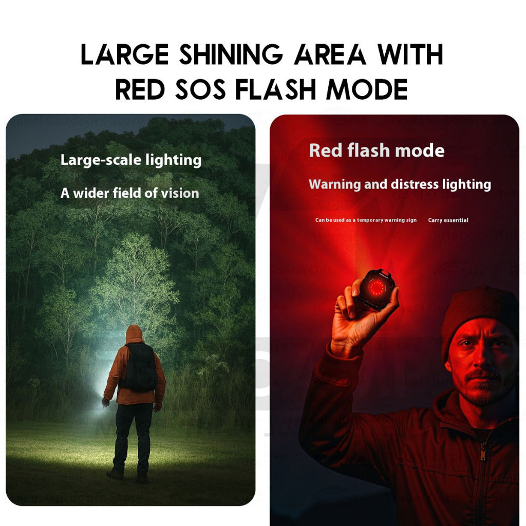 Blackdog Tactical Pocket Light Rechargeable Flash Light Outdoor Camping Lamp Lampu Khemah CBD2550ZM017