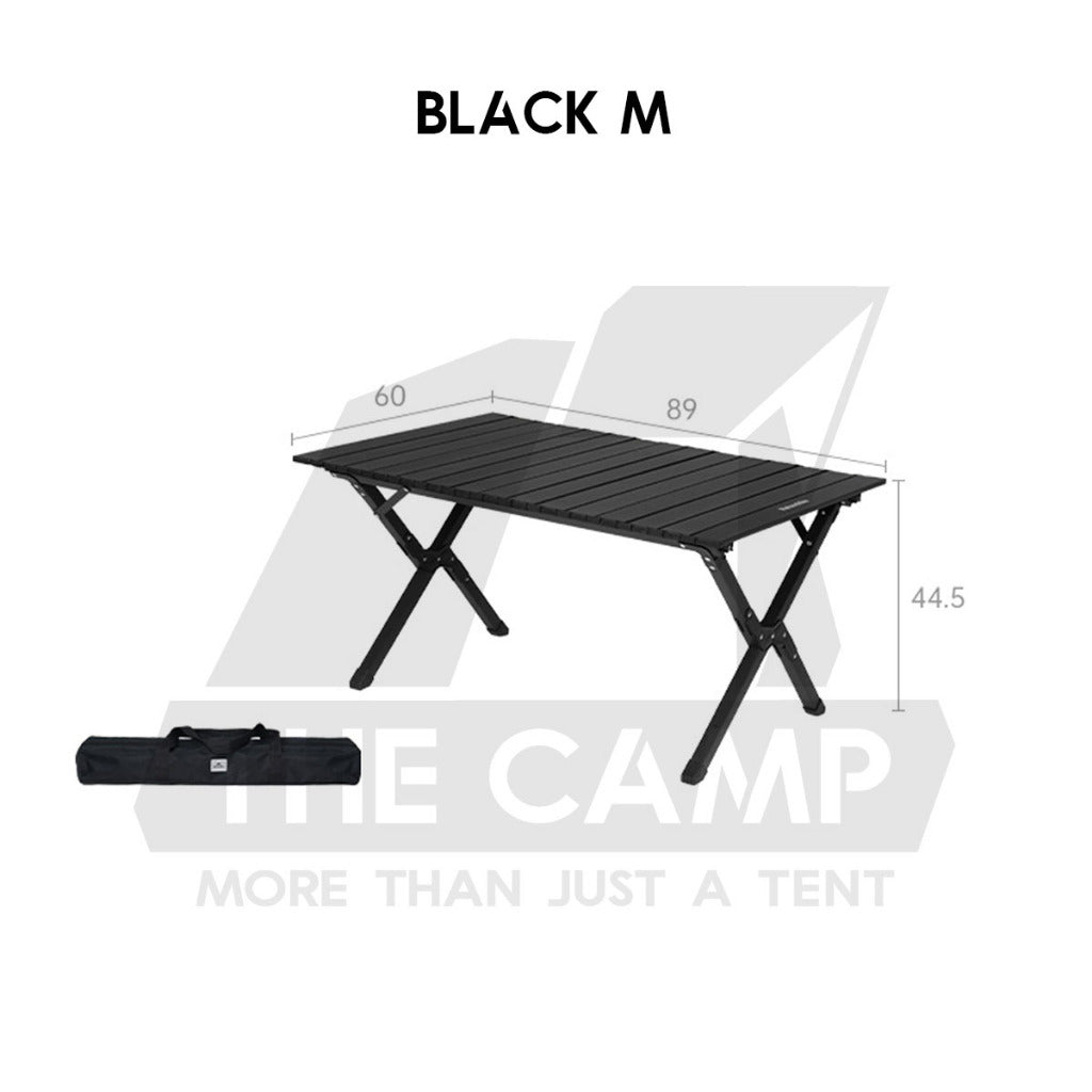 Naturehike T01 Egg Roll Table Mix Color Outdoor Camping BBQ Party Black Khaki Portable Foldable Meja CNK2550JJ018