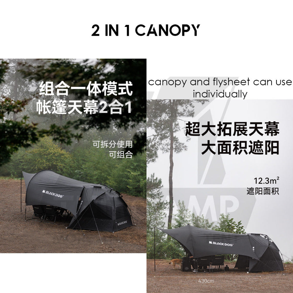 Blackdog Auto Dome Sun Canopy Shelter Shade Tent Outdoor Camping Automatic Cabin CBD2300ZP019