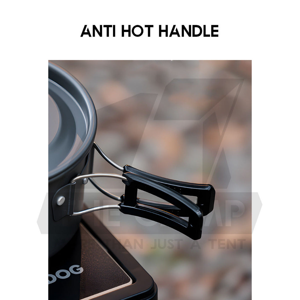 Blackdog Aluminium Pot Set Cookware Cooking Set Kettle Pan Pot Camping Outdoor Picnic CBD2550CF012